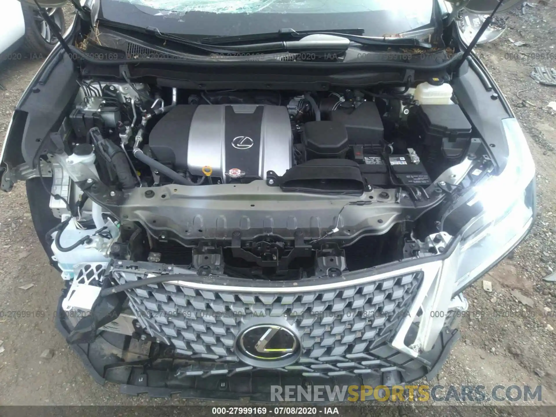 10 Фотография поврежденного автомобиля 2T2HZMDA9LC225011 LEXUS RX 2020