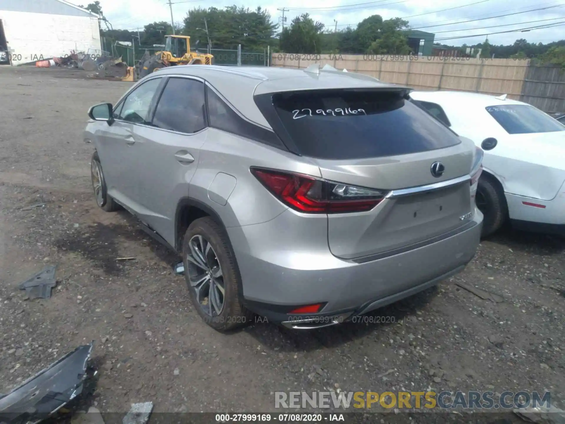 3 Photograph of a damaged car 2T2HZMDA9LC225011 LEXUS RX 2020