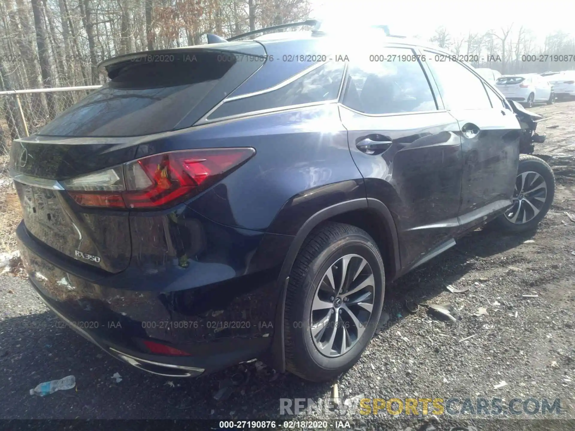 4 Фотография поврежденного автомобиля 2T2HZMDA9LC225963 LEXUS RX 2020