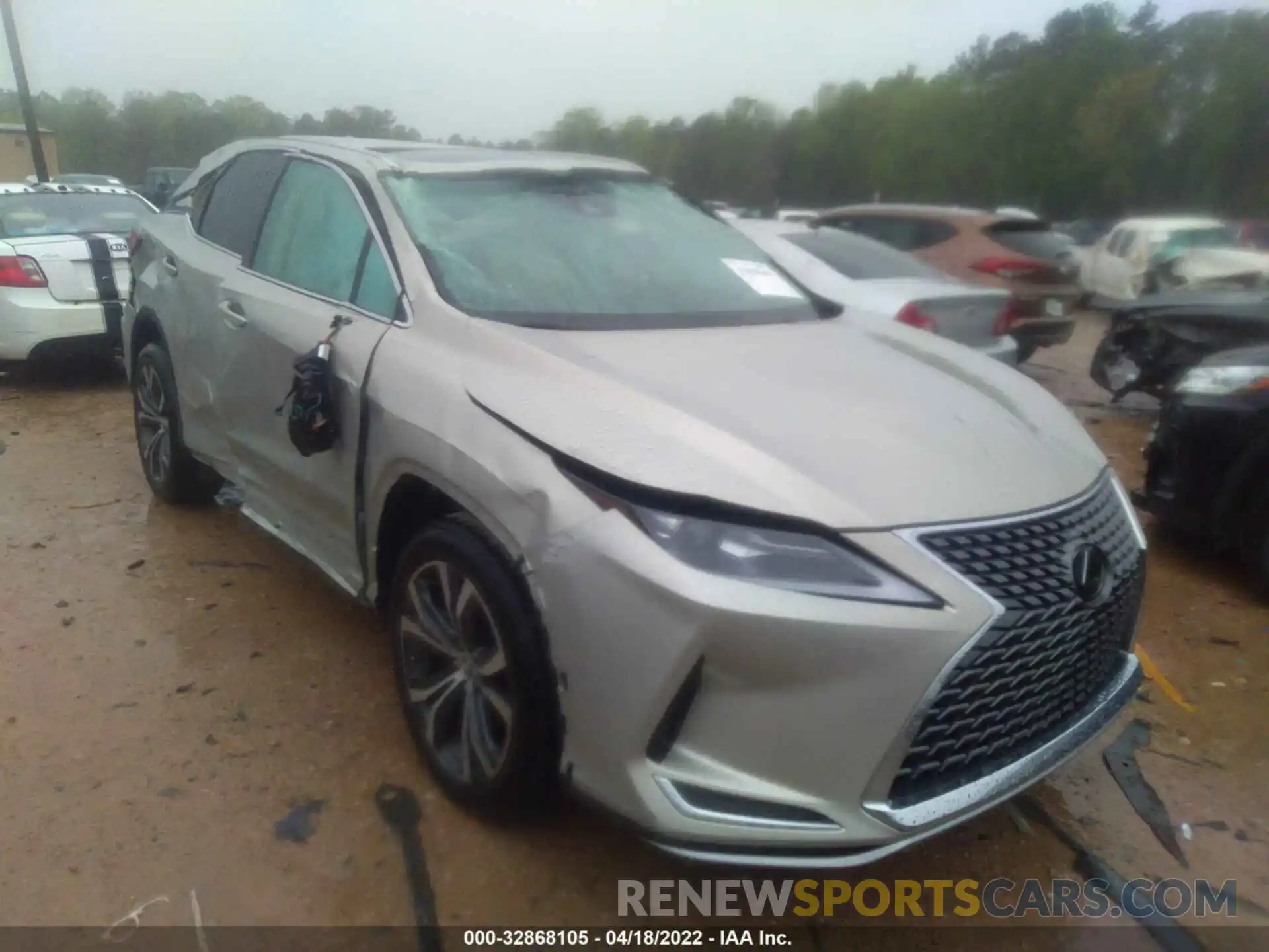 1 Photograph of a damaged car 2T2HZMDA9LC227227 LEXUS RX 2020