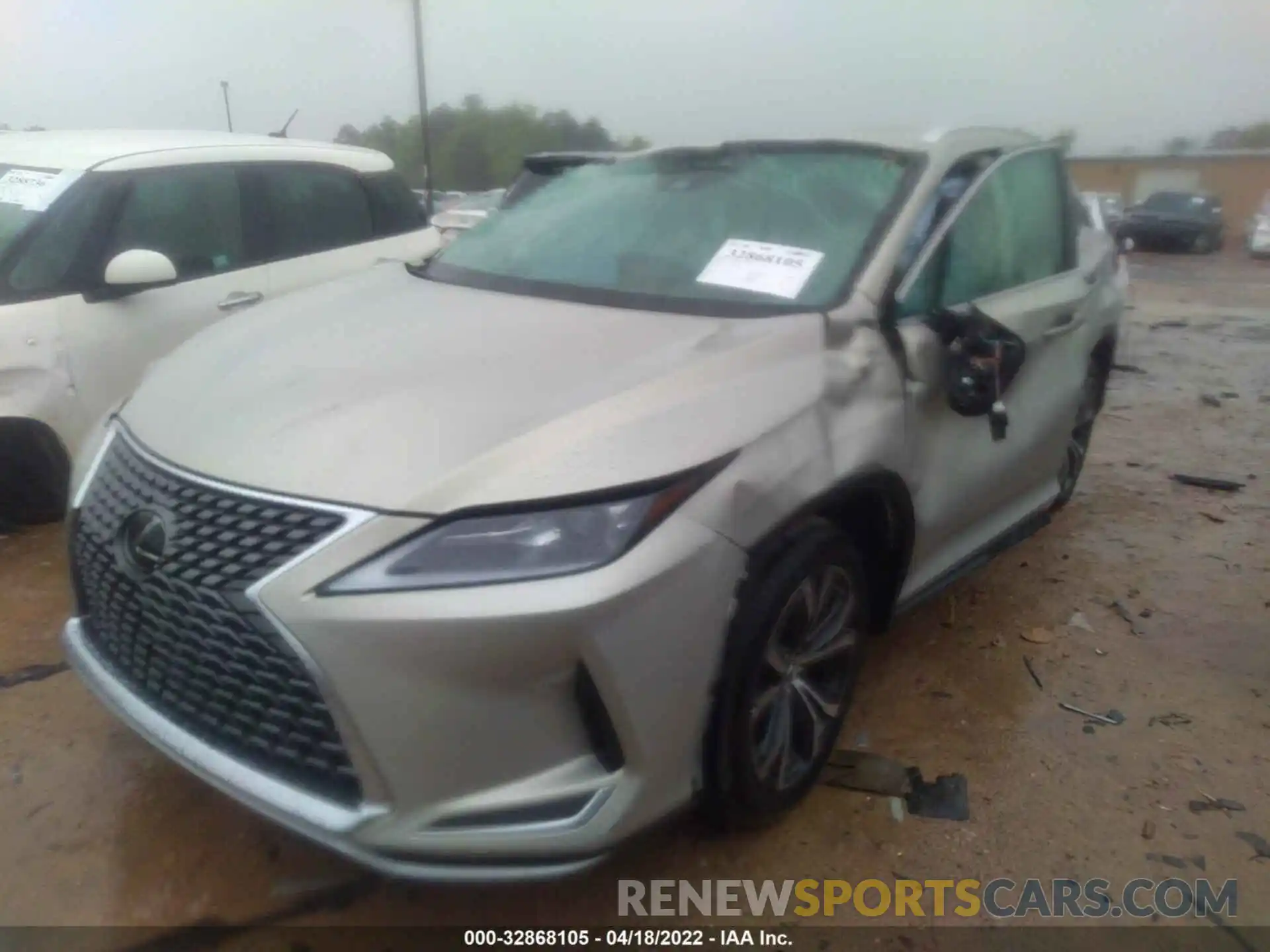 2 Photograph of a damaged car 2T2HZMDA9LC227227 LEXUS RX 2020