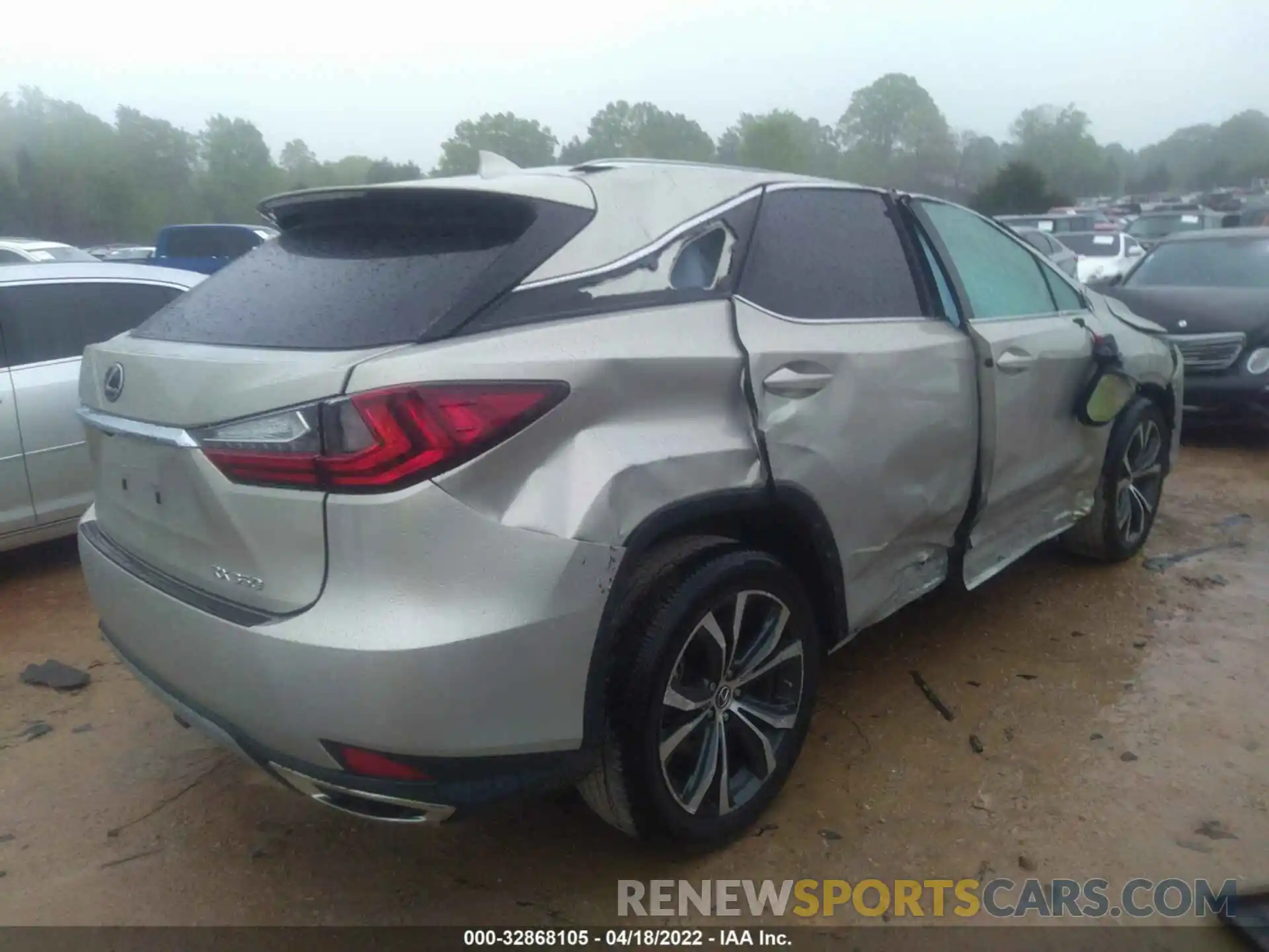 4 Photograph of a damaged car 2T2HZMDA9LC227227 LEXUS RX 2020