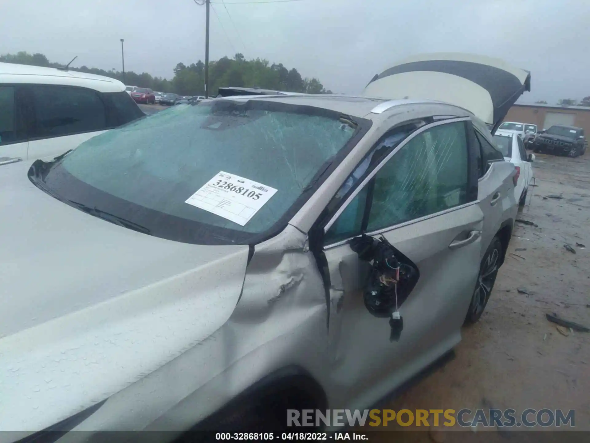 6 Photograph of a damaged car 2T2HZMDA9LC227227 LEXUS RX 2020