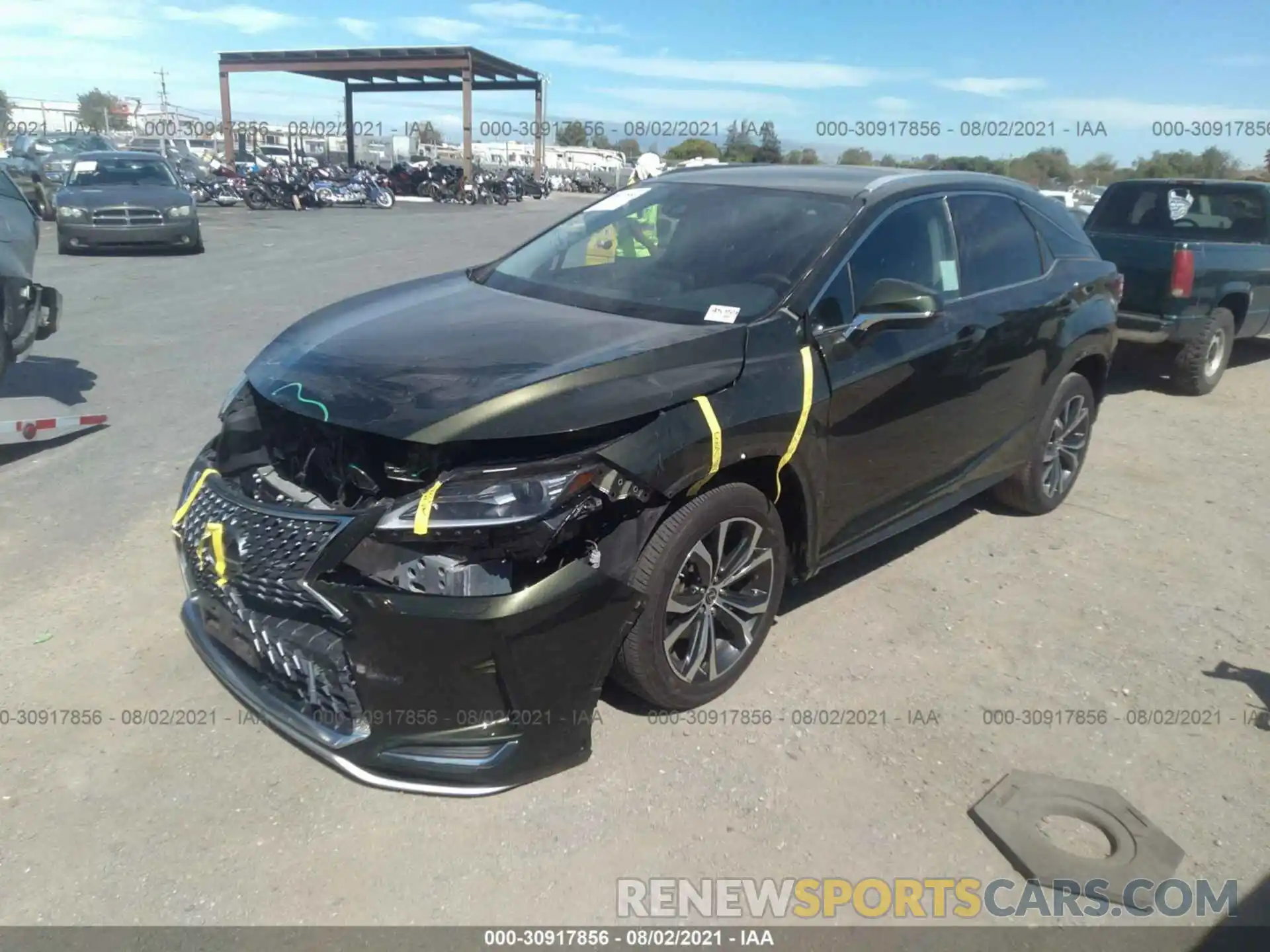 2 Photograph of a damaged car 2T2HZMDA9LC227731 LEXUS RX 2020