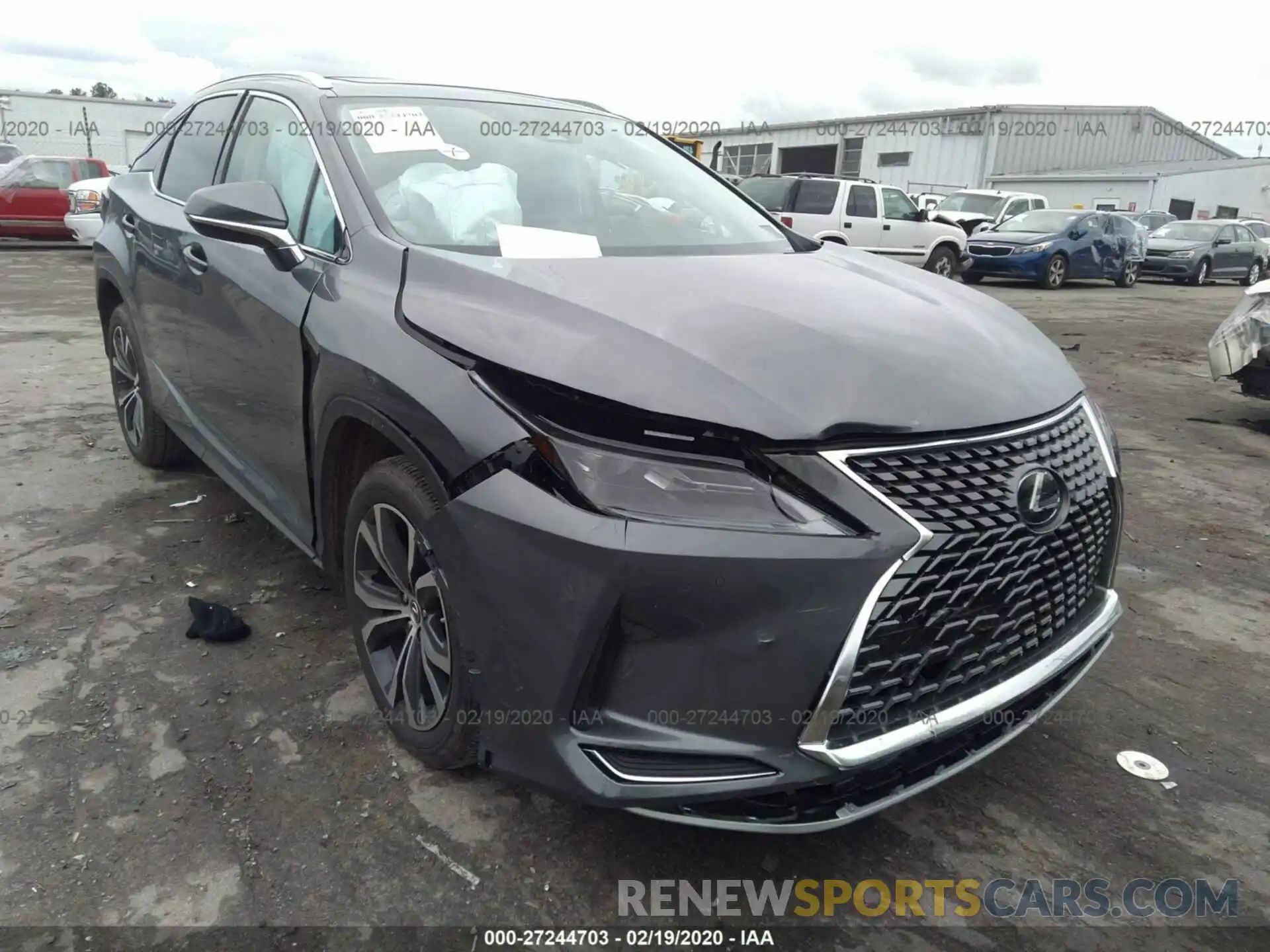 1 Photograph of a damaged car 2T2HZMDA9LC228927 LEXUS RX 2020