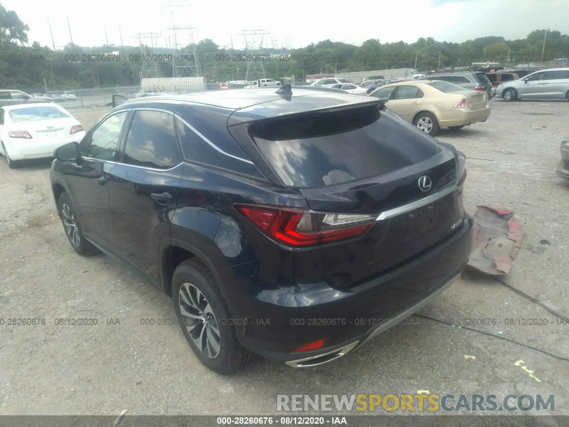 3 Photograph of a damaged car 2T2HZMDA9LC231147 LEXUS RX 2020