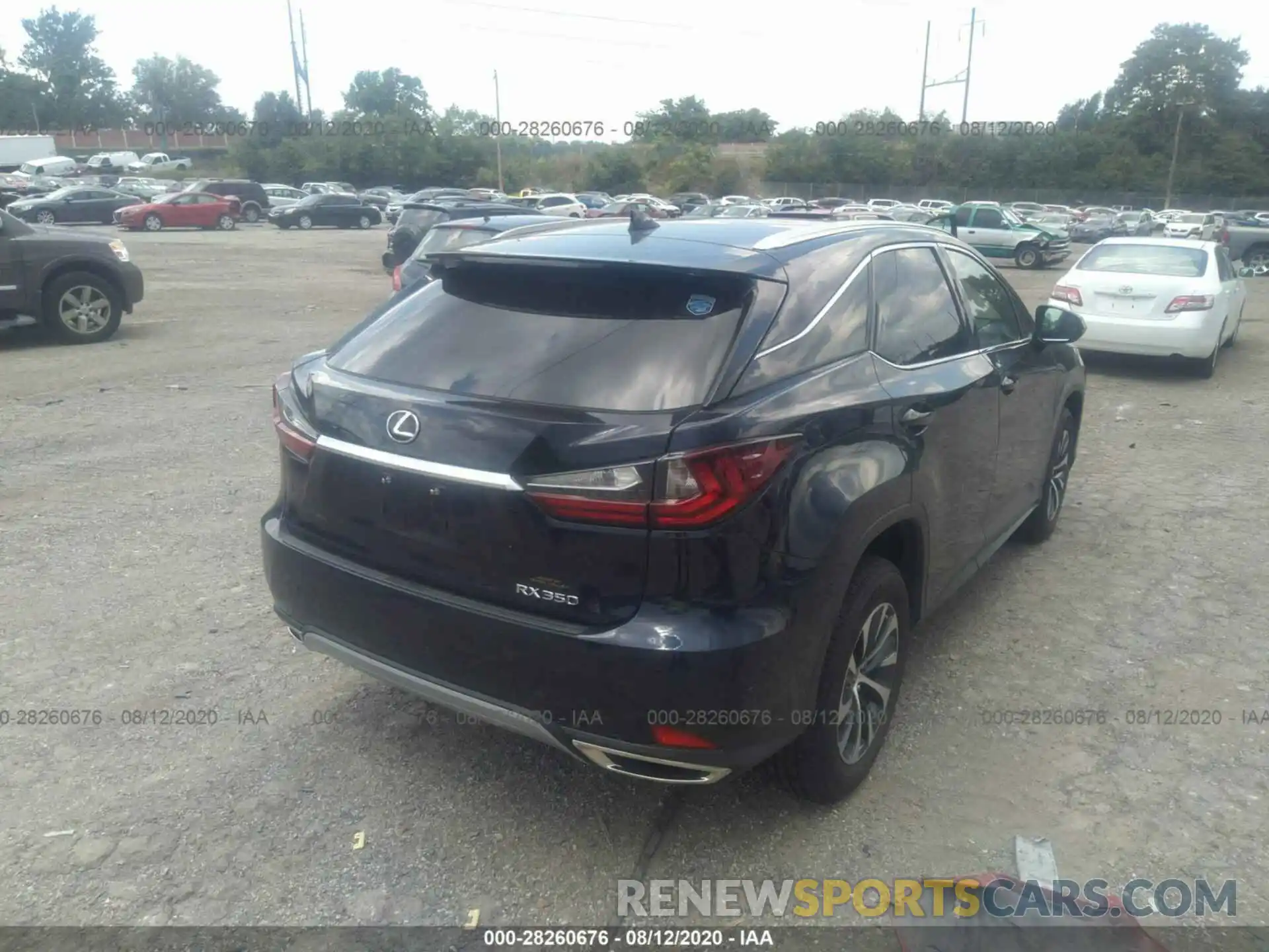 4 Photograph of a damaged car 2T2HZMDA9LC231147 LEXUS RX 2020