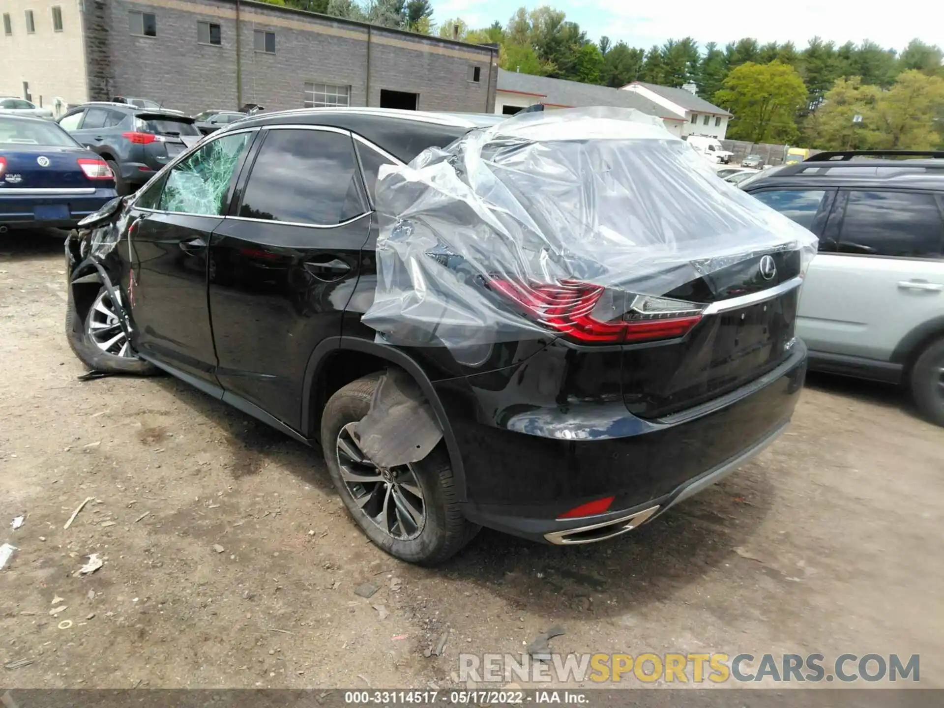 3 Photograph of a damaged car 2T2HZMDA9LC250281 LEXUS RX 2020