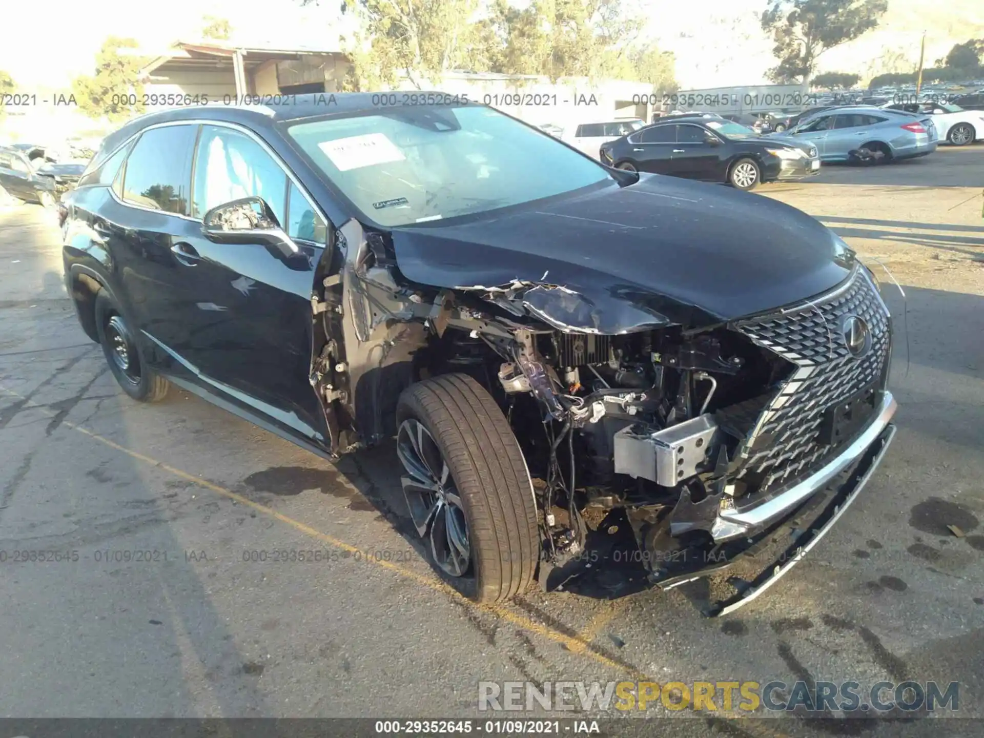 1 Photograph of a damaged car 2T2HZMDA9LC251270 LEXUS RX 2020