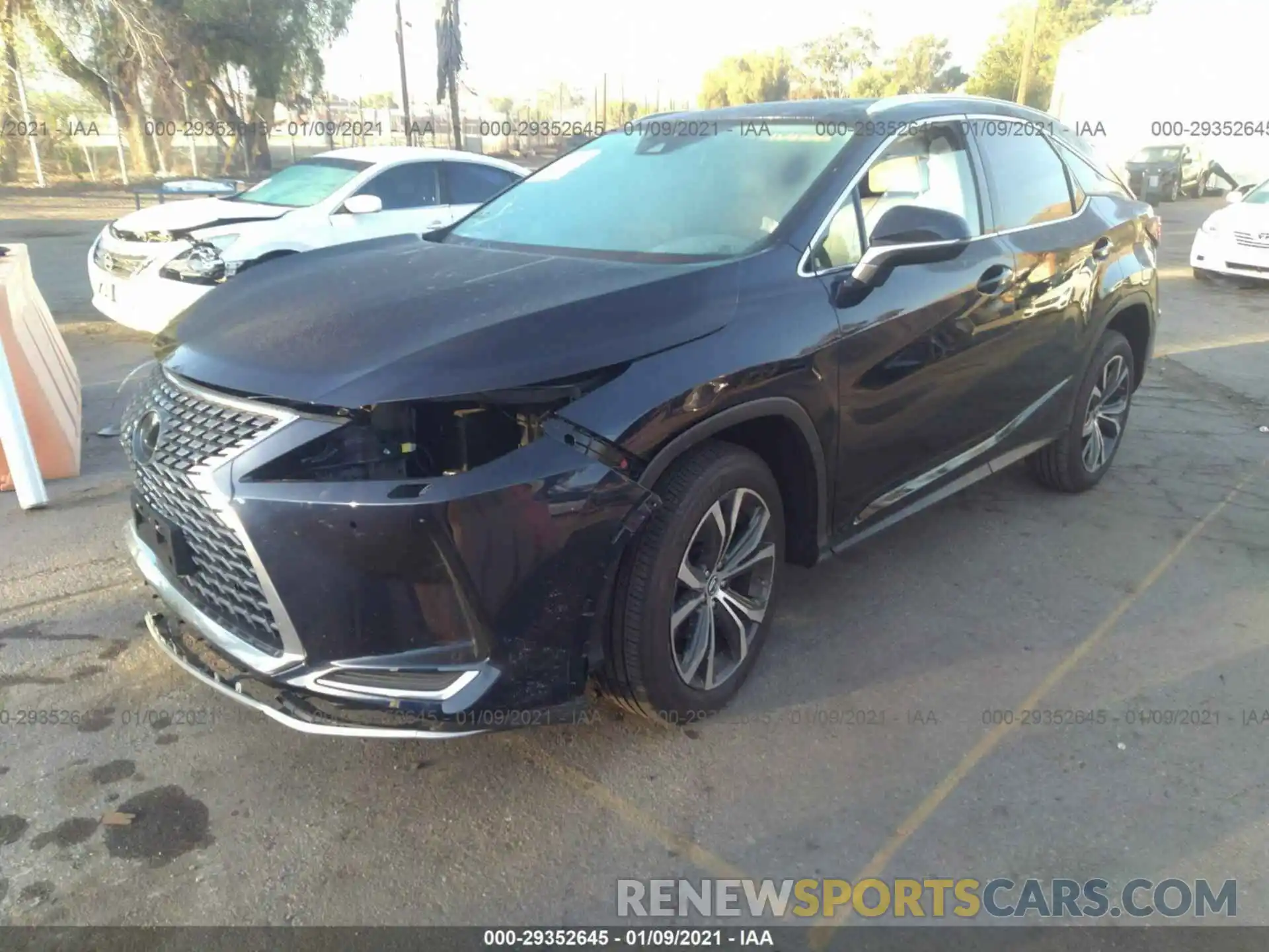 2 Photograph of a damaged car 2T2HZMDA9LC251270 LEXUS RX 2020