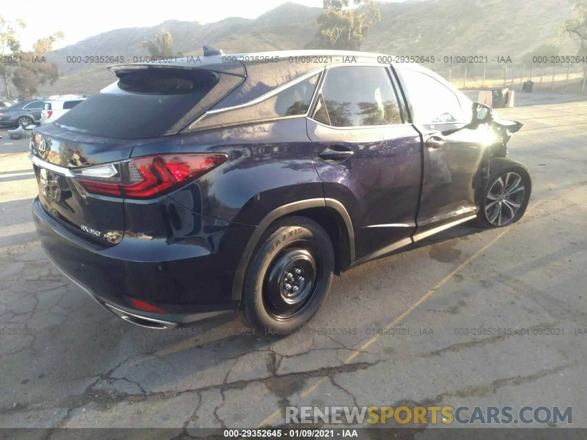 4 Photograph of a damaged car 2T2HZMDA9LC251270 LEXUS RX 2020