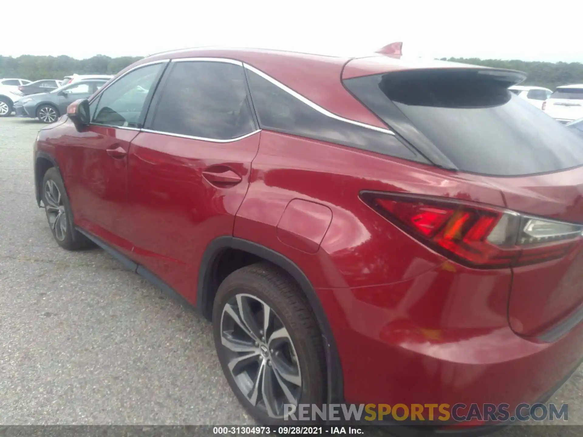 3 Photograph of a damaged car 2T2HZMDAXLC223817 LEXUS RX 2020