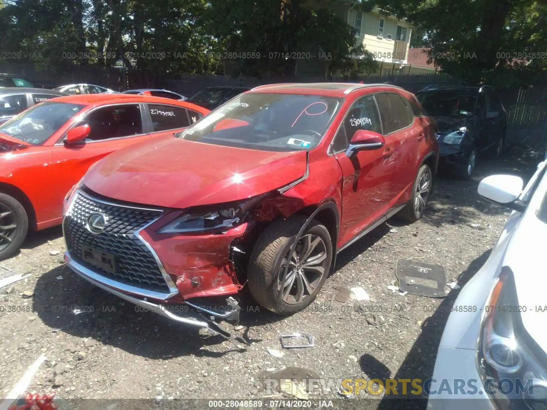 6 Photograph of a damaged car 2T2HZMDAXLC233926 LEXUS RX 2020