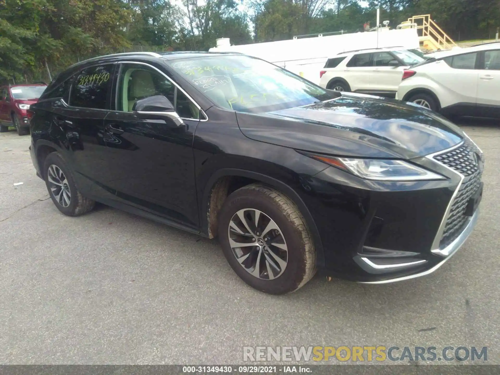 1 Photograph of a damaged car 2T2HZMDAXLC236678 LEXUS RX 2020