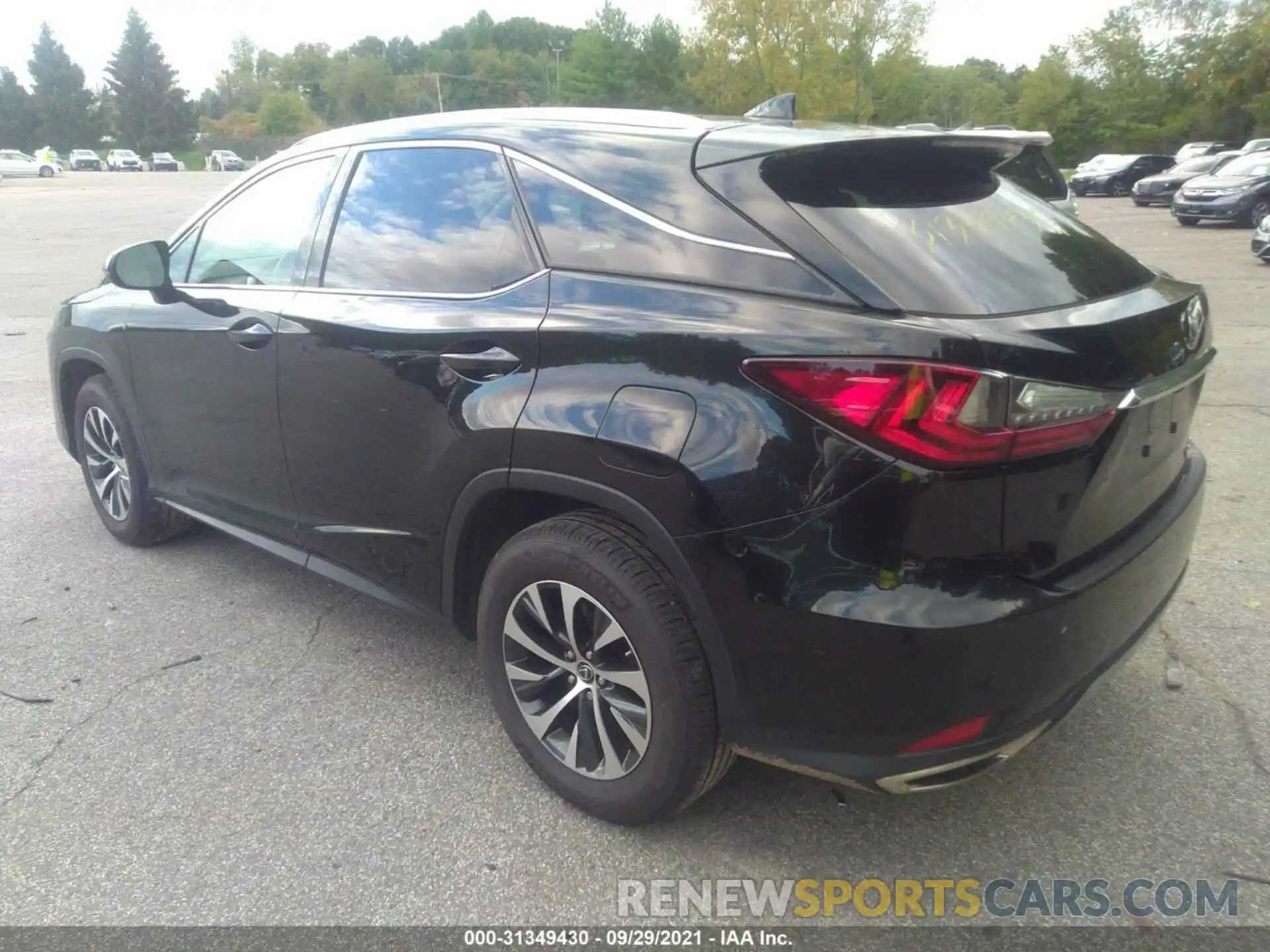 3 Photograph of a damaged car 2T2HZMDAXLC236678 LEXUS RX 2020