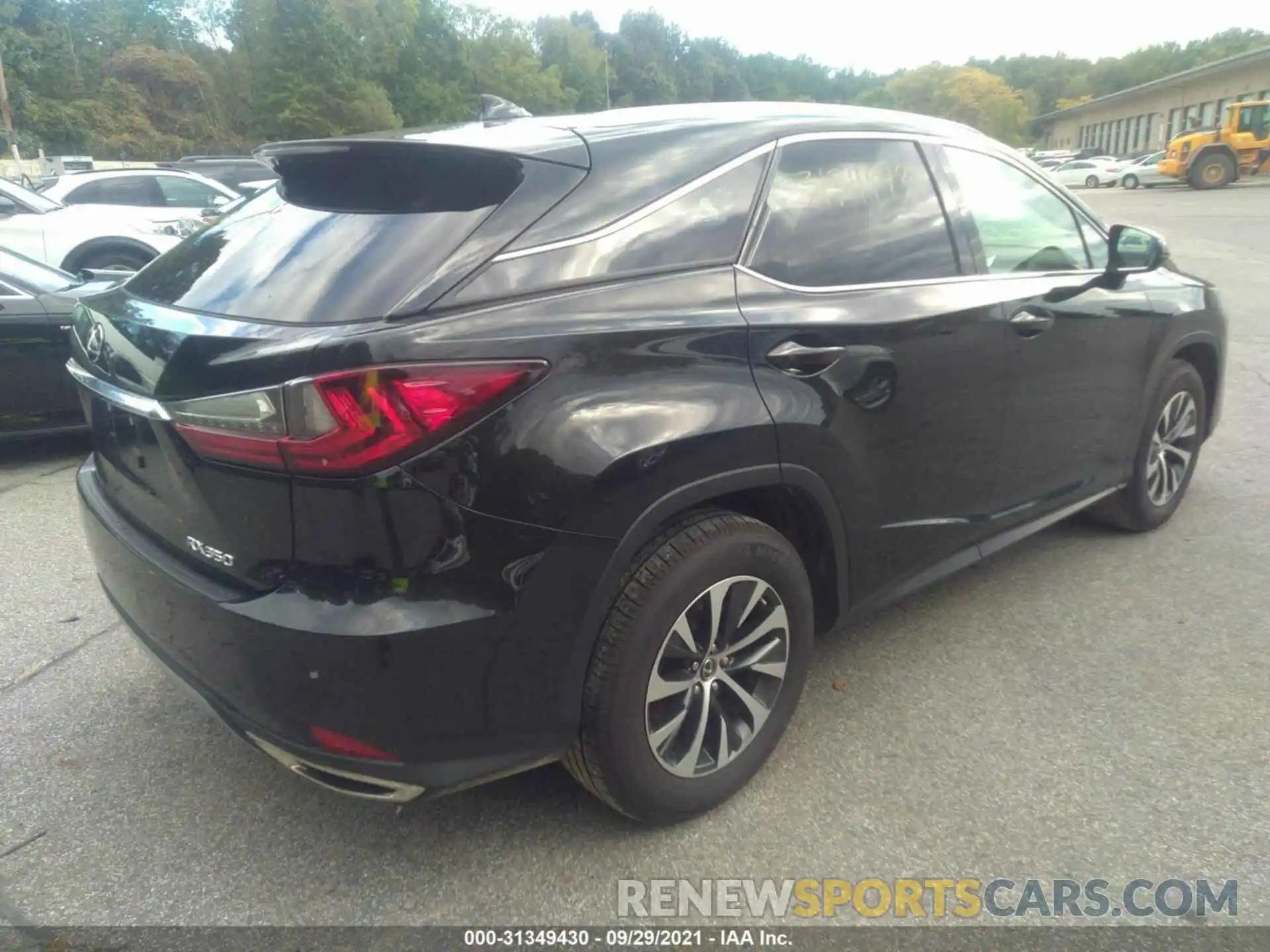 4 Photograph of a damaged car 2T2HZMDAXLC236678 LEXUS RX 2020