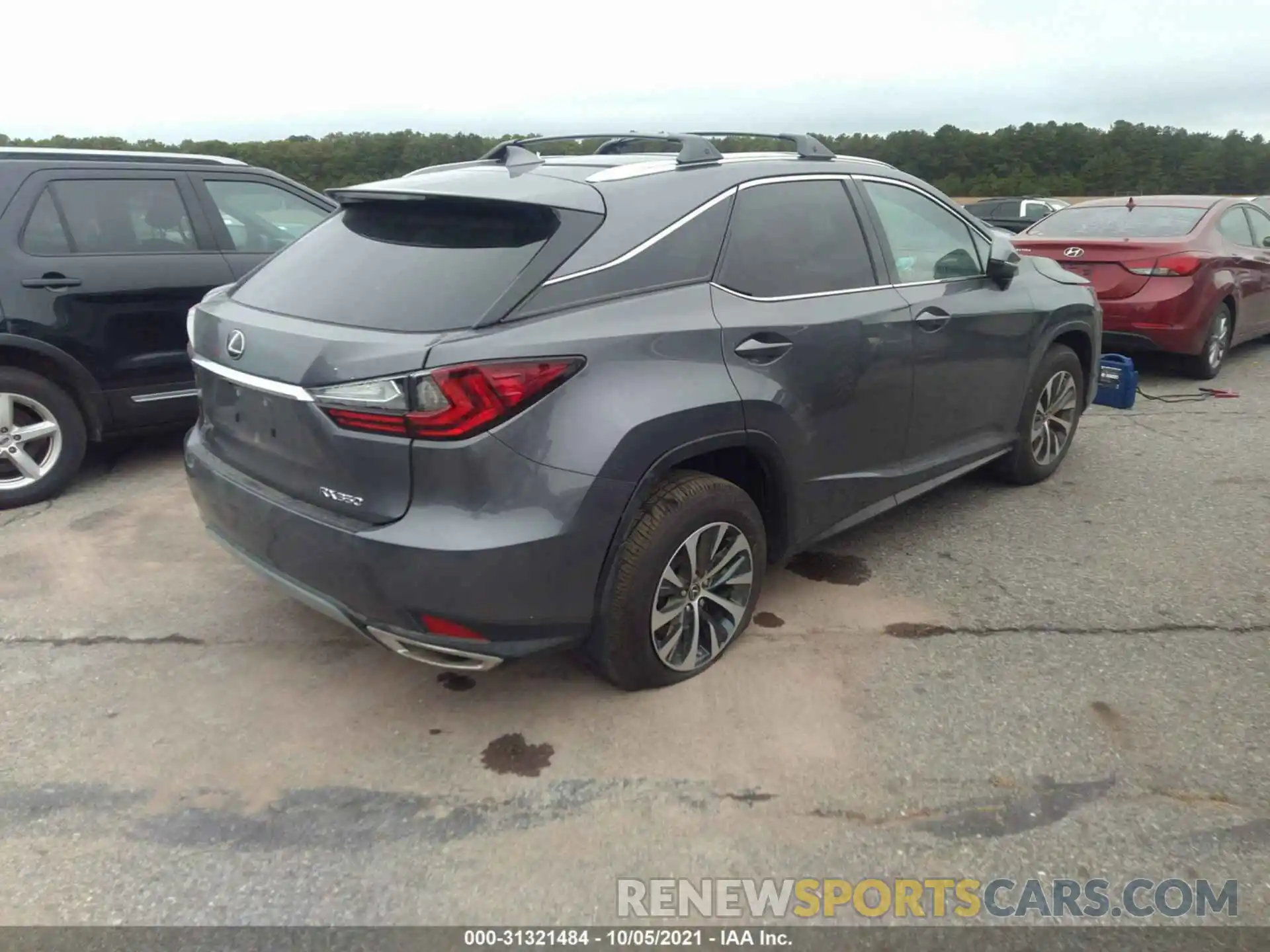 4 Photograph of a damaged car 2T2HZMDAXLC247423 LEXUS RX 2020