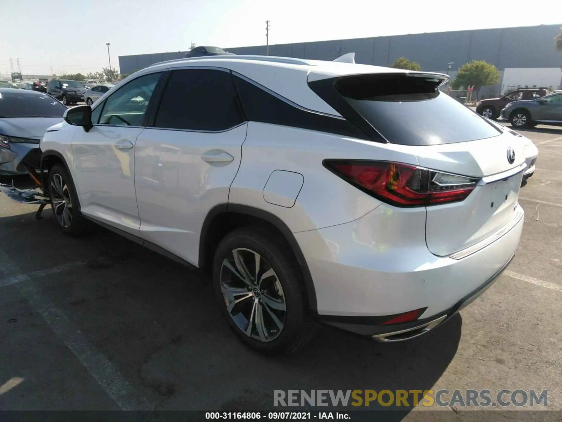 3 Photograph of a damaged car 2T2HZMDAXLC254629 LEXUS RX 2020