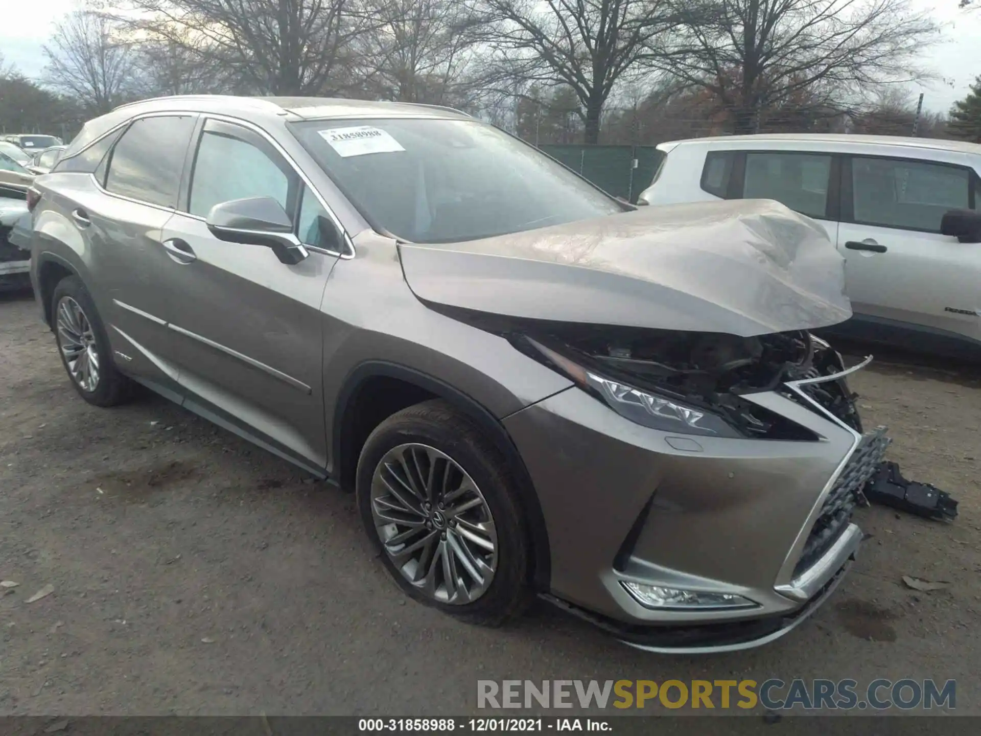 1 Photograph of a damaged car 2T2JGMDA5LC049954 LEXUS RX 2020