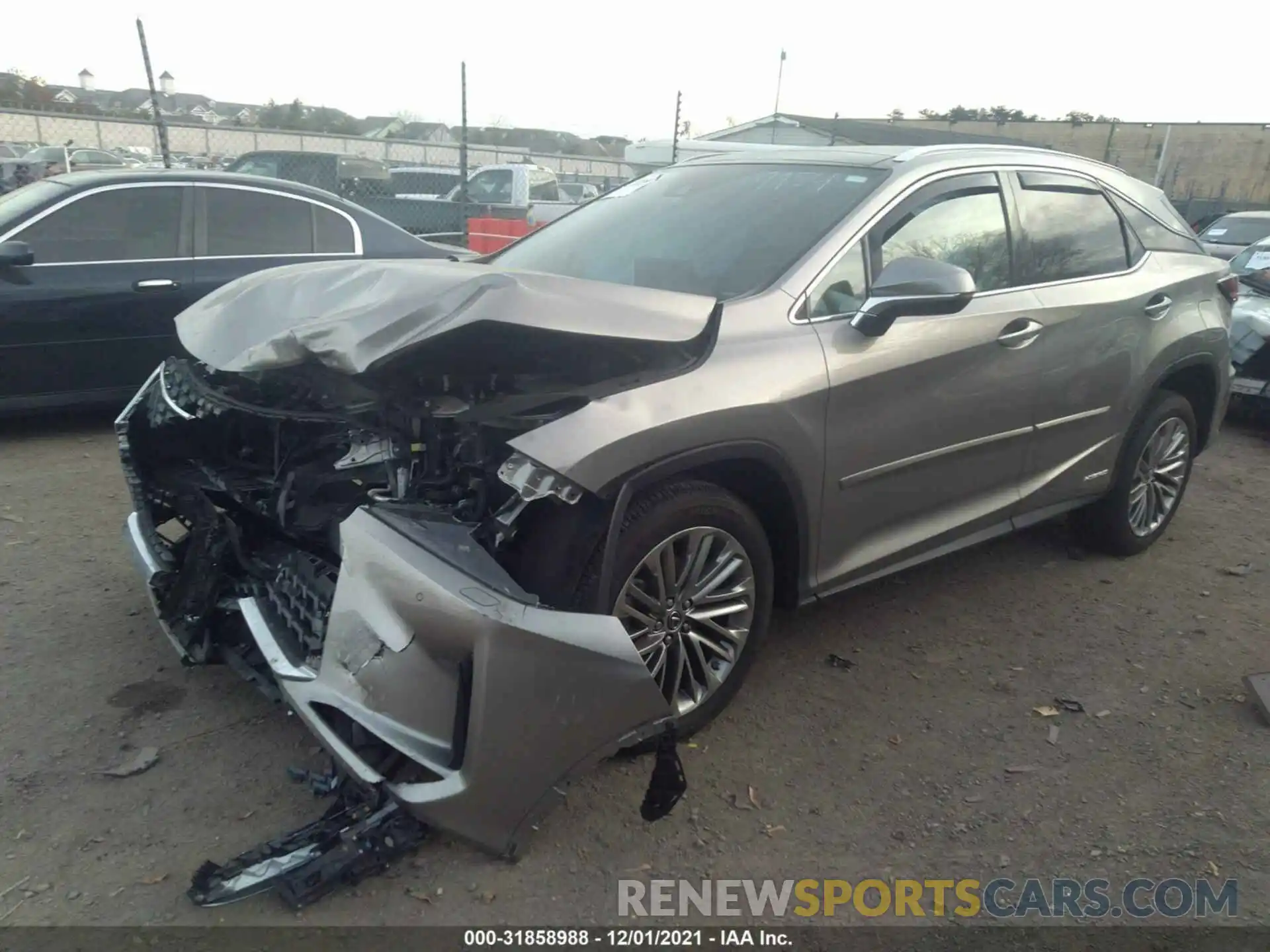 2 Photograph of a damaged car 2T2JGMDA5LC049954 LEXUS RX 2020