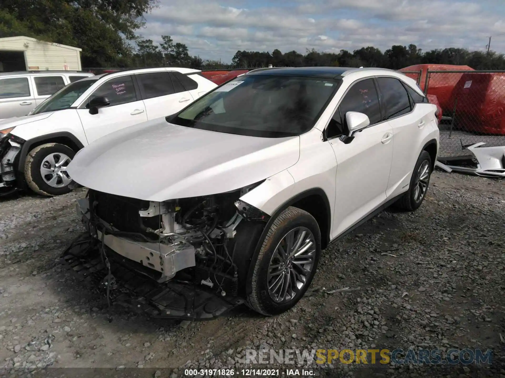 2 Photograph of a damaged car 2T2JGMDA5LC053504 LEXUS RX 2020