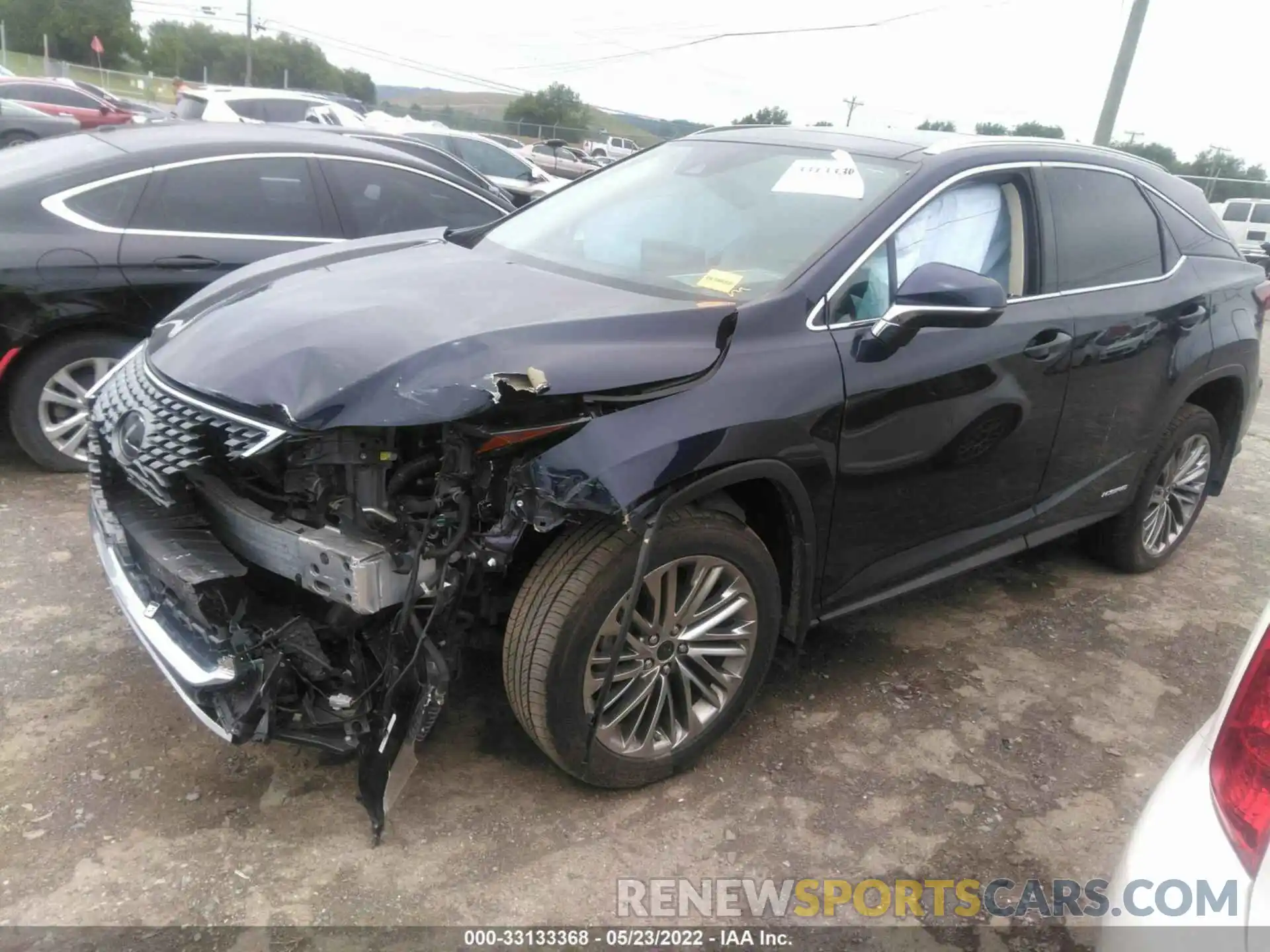 2 Photograph of a damaged car 2T2JGMDA9LC055529 LEXUS RX 2020