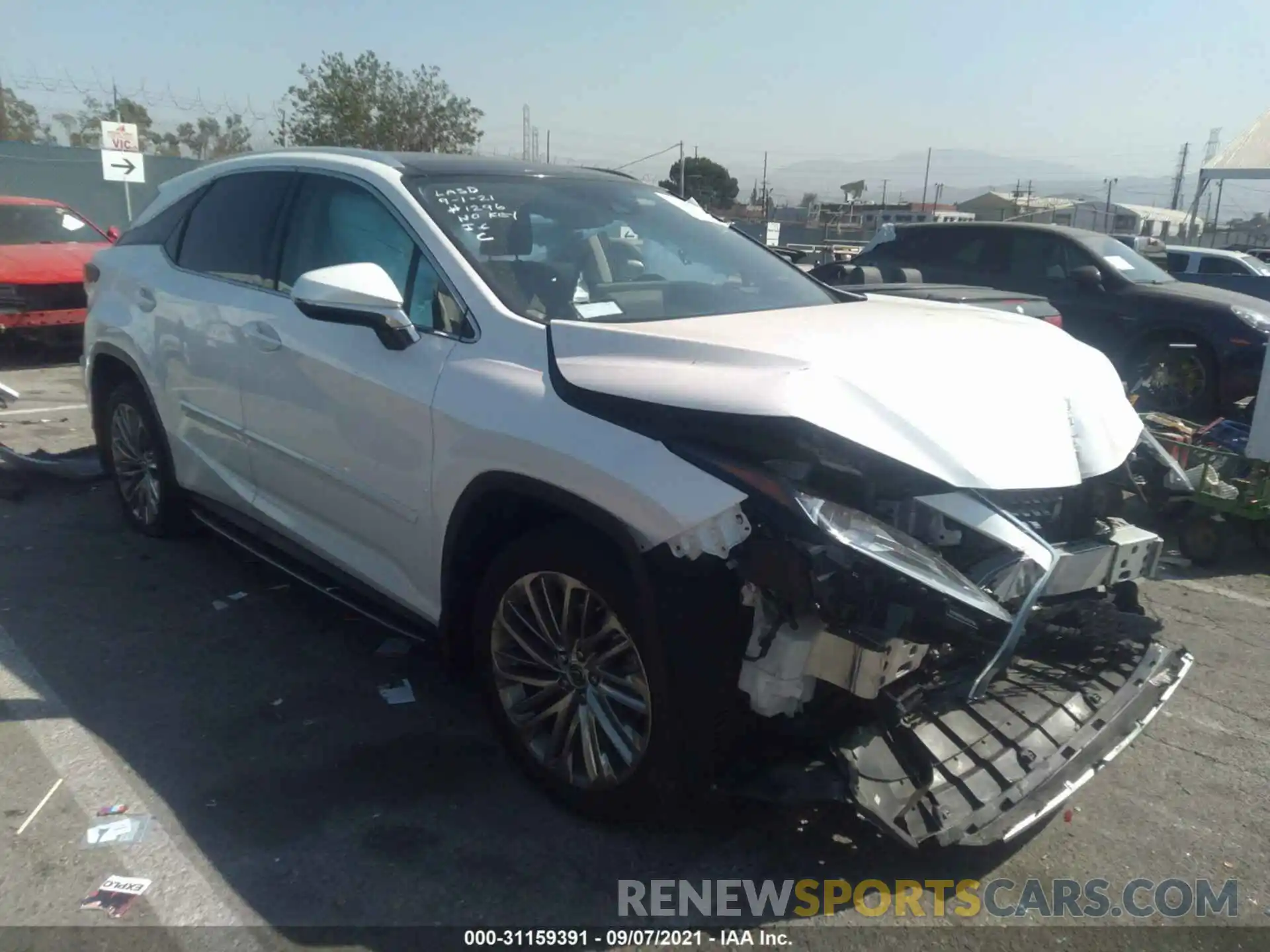 1 Photograph of a damaged car 2T2JZMAA0LC151855 LEXUS RX 2020