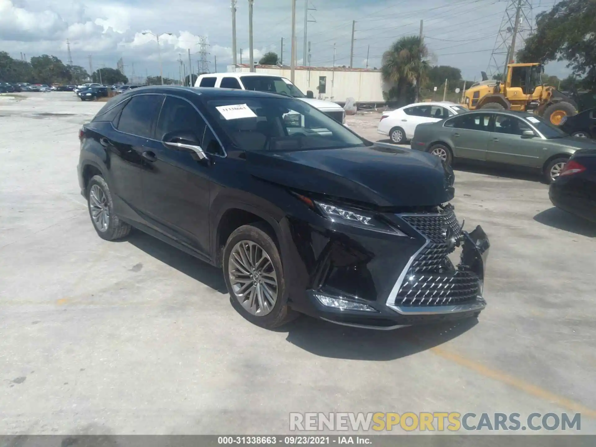 1 Photograph of a damaged car 2T2JZMAA2LC156507 LEXUS RX 2020