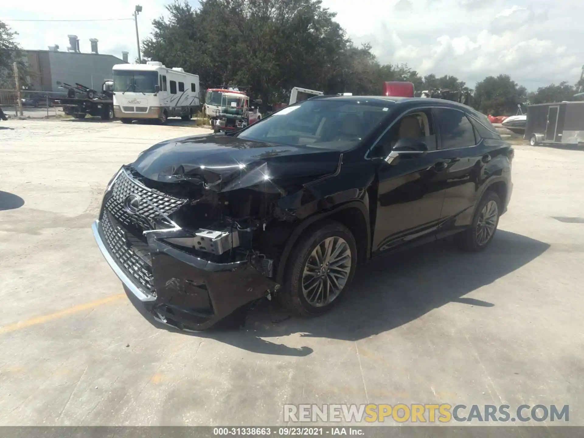 2 Photograph of a damaged car 2T2JZMAA2LC156507 LEXUS RX 2020