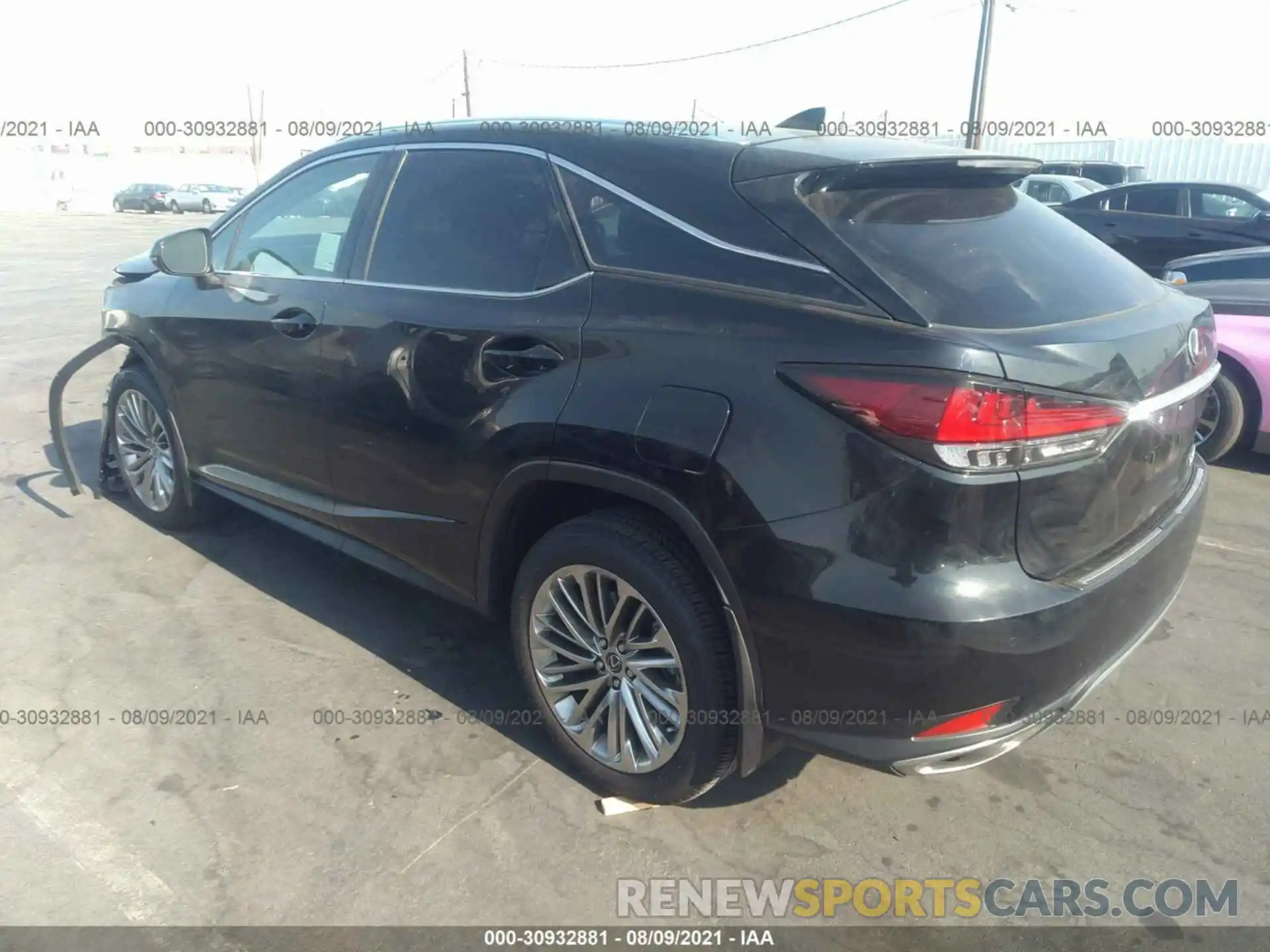 3 Фотография поврежденного автомобиля 2T2JZMAA6LC164769 LEXUS RX 2020