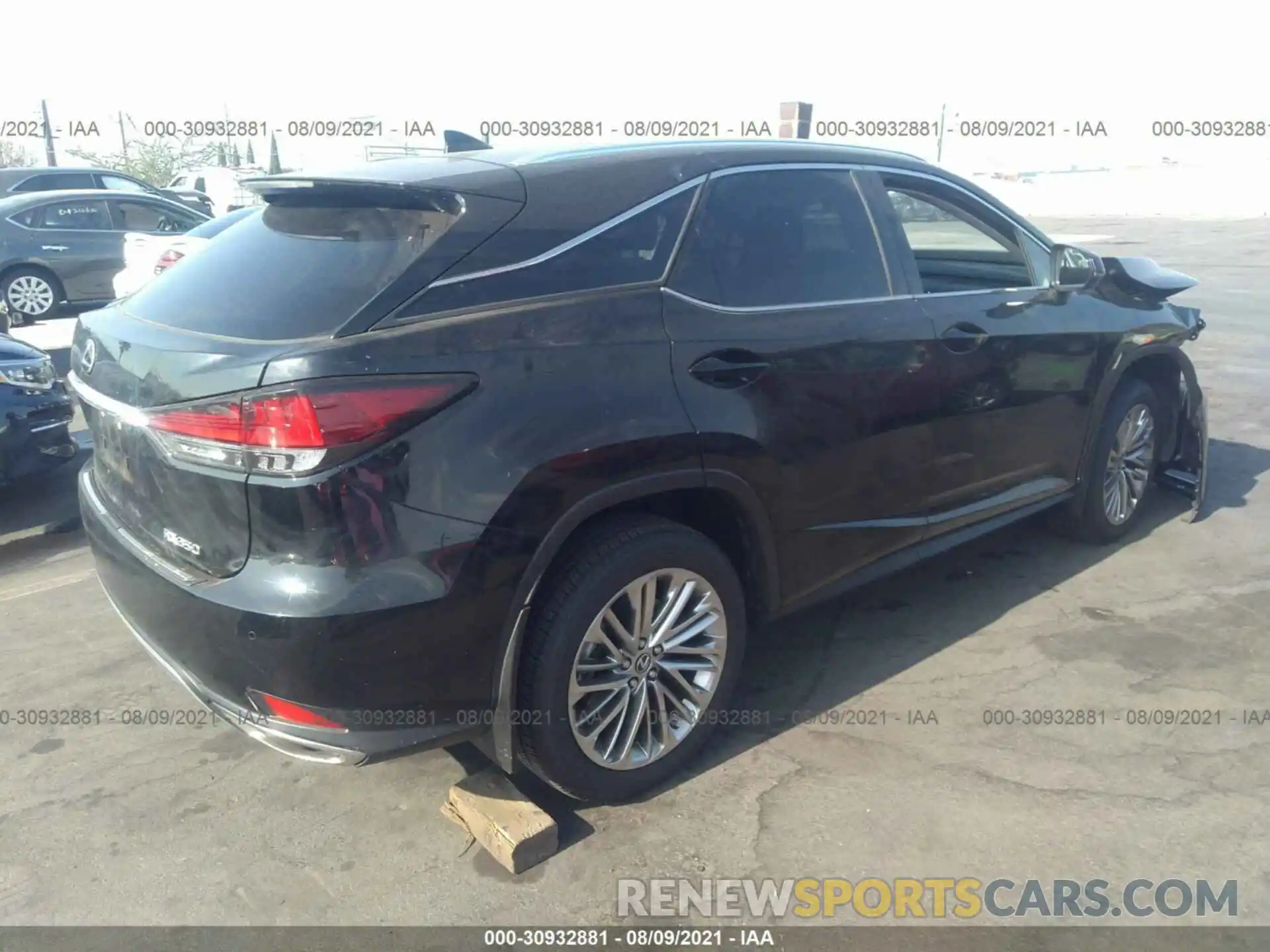 4 Фотография поврежденного автомобиля 2T2JZMAA6LC164769 LEXUS RX 2020