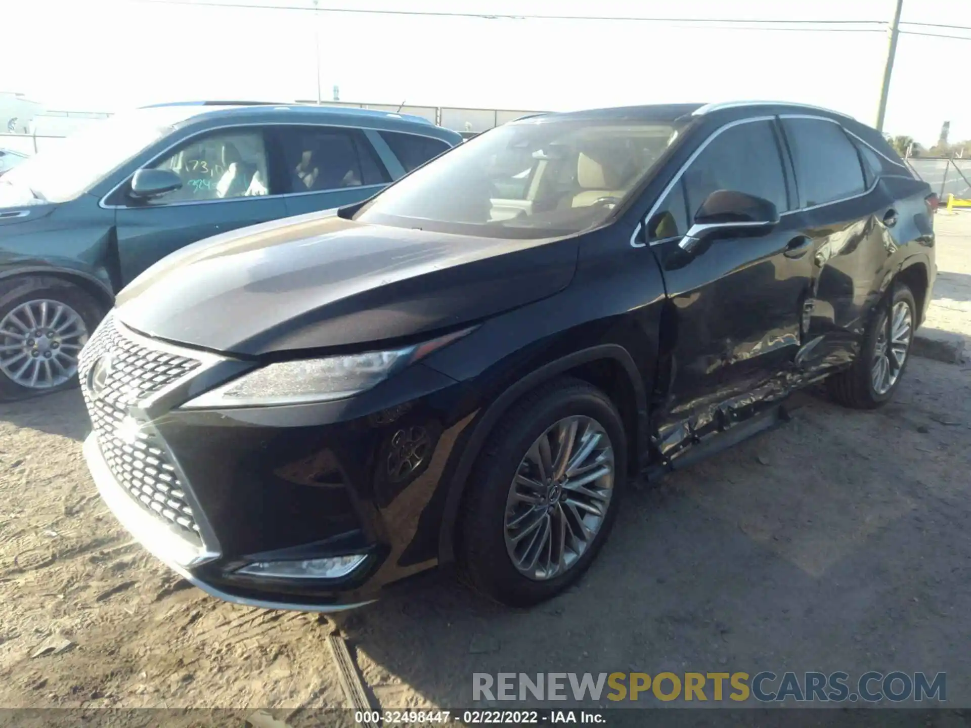 2 Photograph of a damaged car 2T2JZMAA6LC165324 LEXUS RX 2020