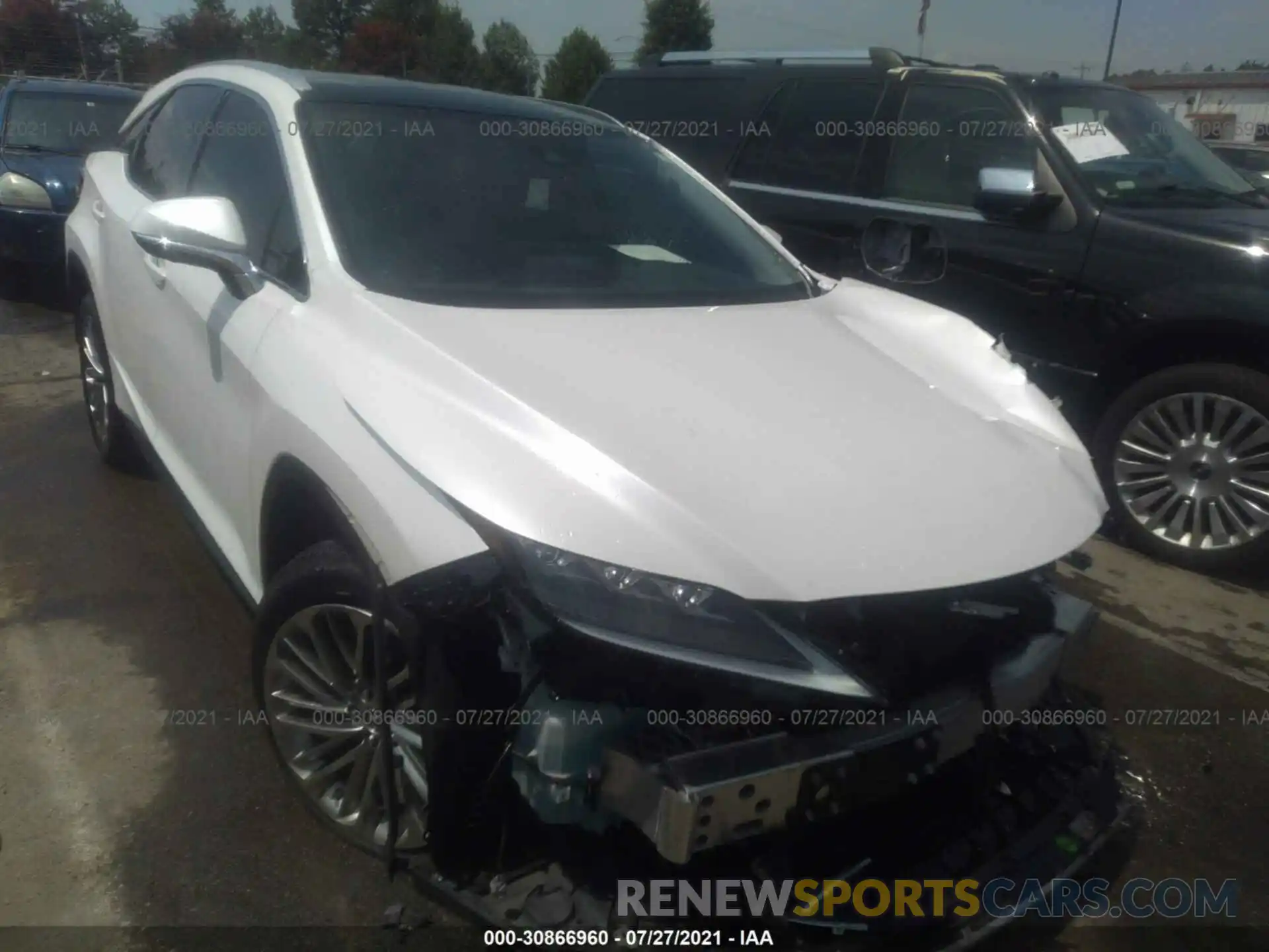 1 Photograph of a damaged car 2T2JZMDA2LC213963 LEXUS RX 2020