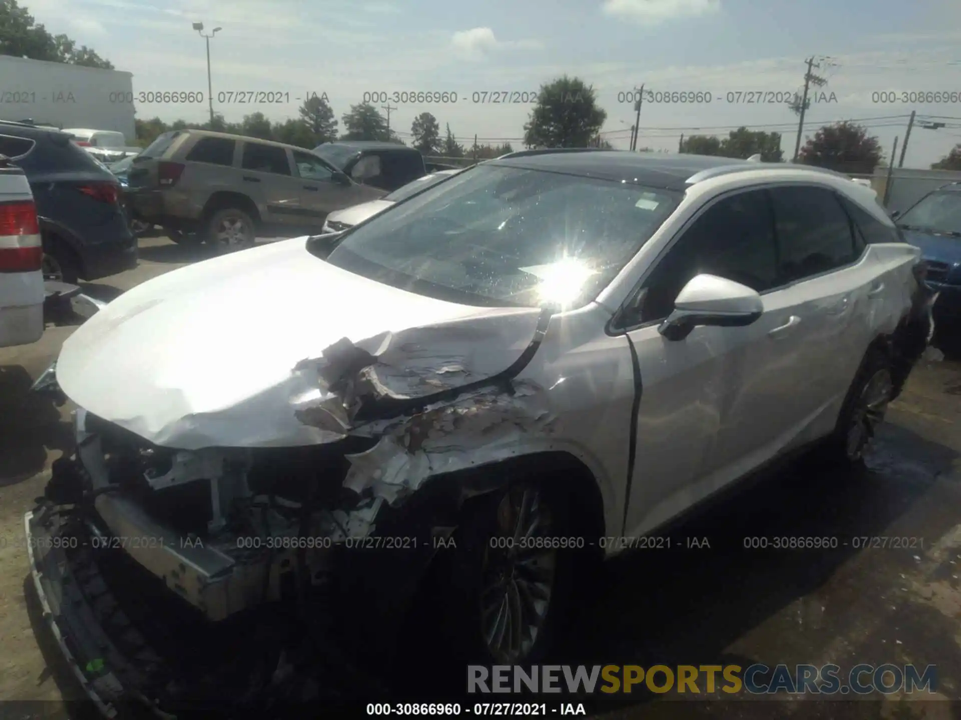 6 Photograph of a damaged car 2T2JZMDA2LC213963 LEXUS RX 2020