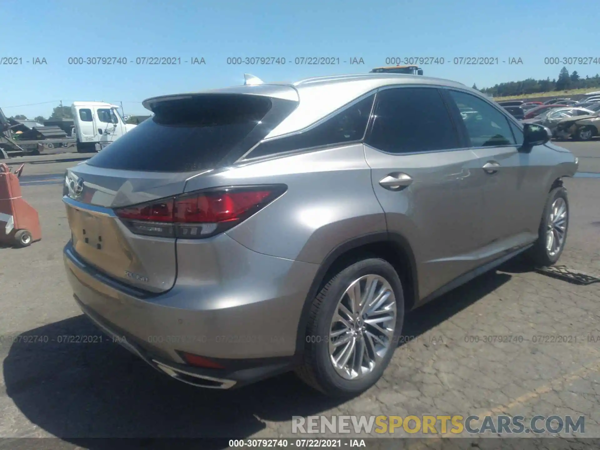 4 Фотография поврежденного автомобиля 2T2JZMDAXLC223348 LEXUS RX 2020