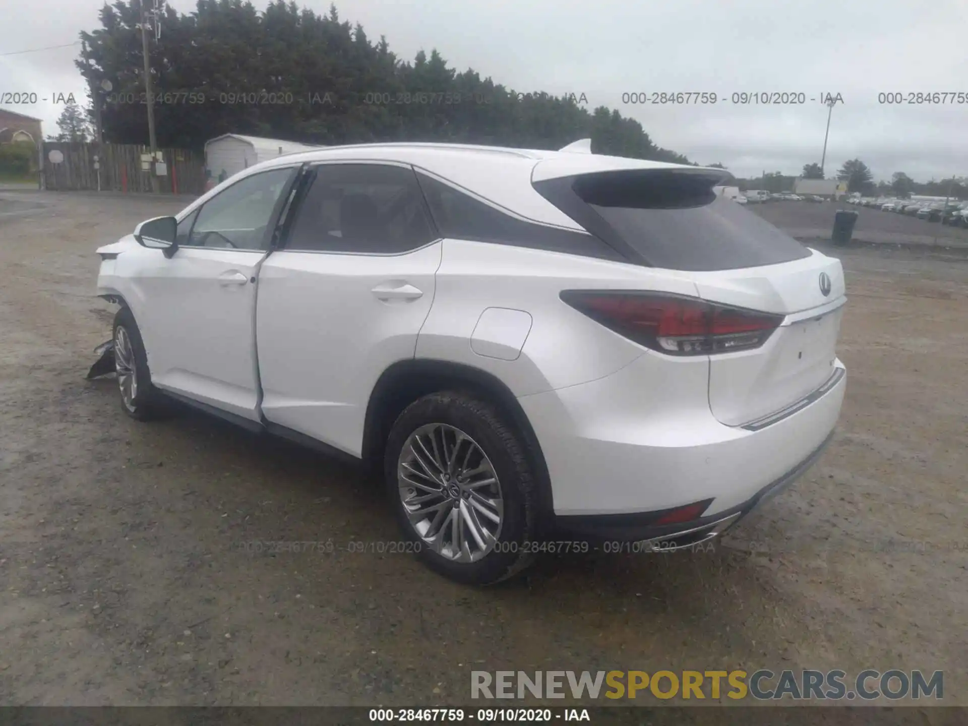 3 Фотография поврежденного автомобиля 2T2JZMDAXLC242322 LEXUS RX 2020