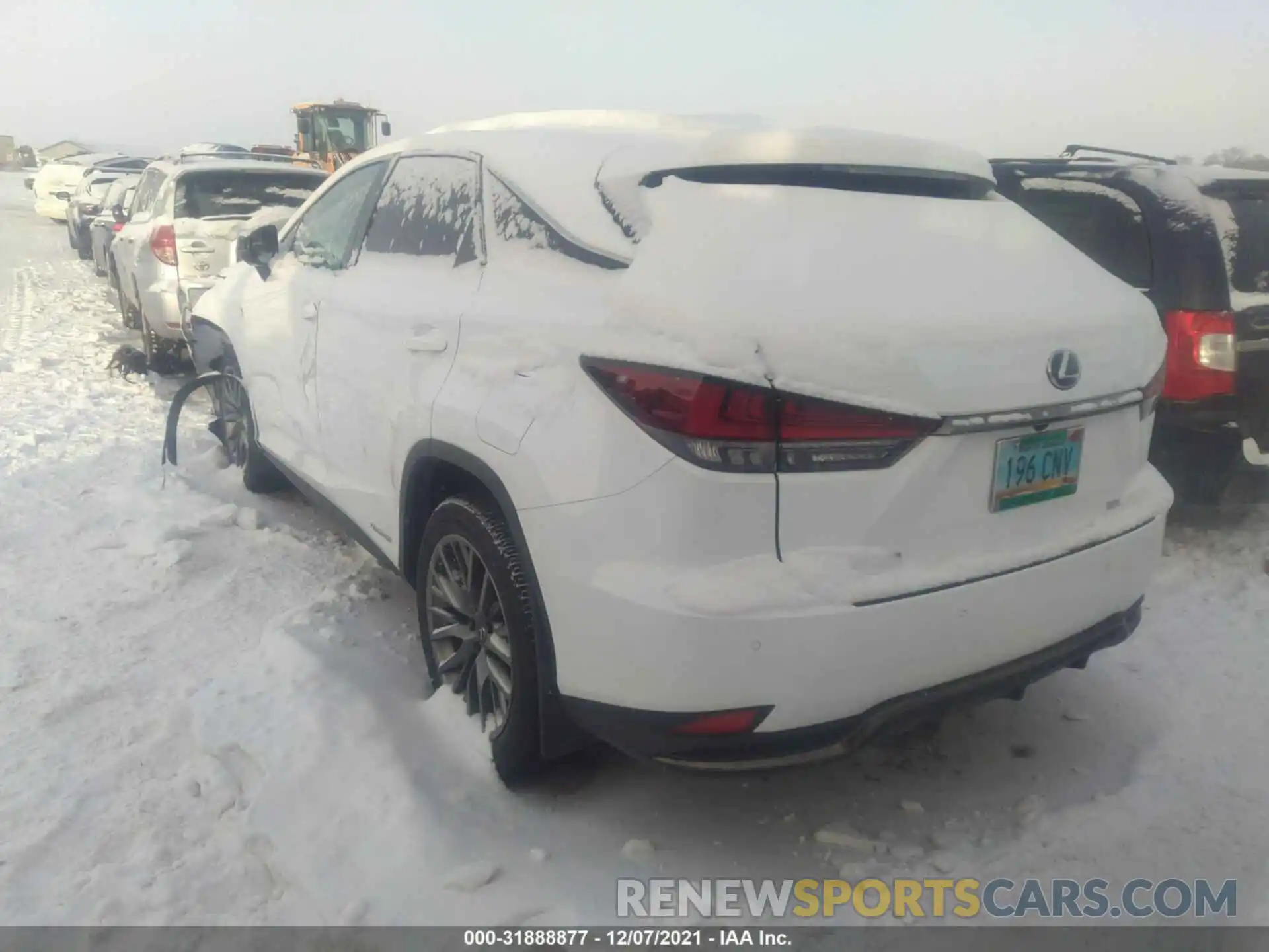 3 Photograph of a damaged car 2T2SGMDA4LC047987 LEXUS RX 2020