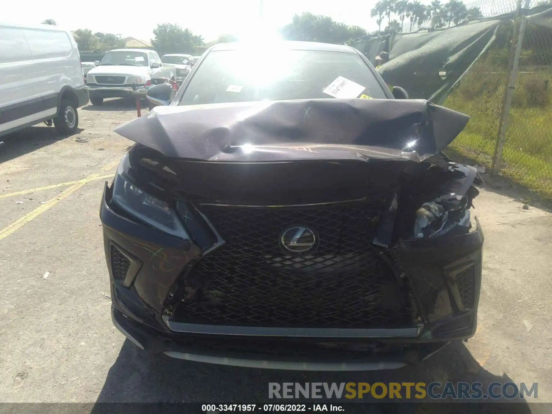 6 Photograph of a damaged car 2T2SZMAA1LC182245 LEXUS RX 2020