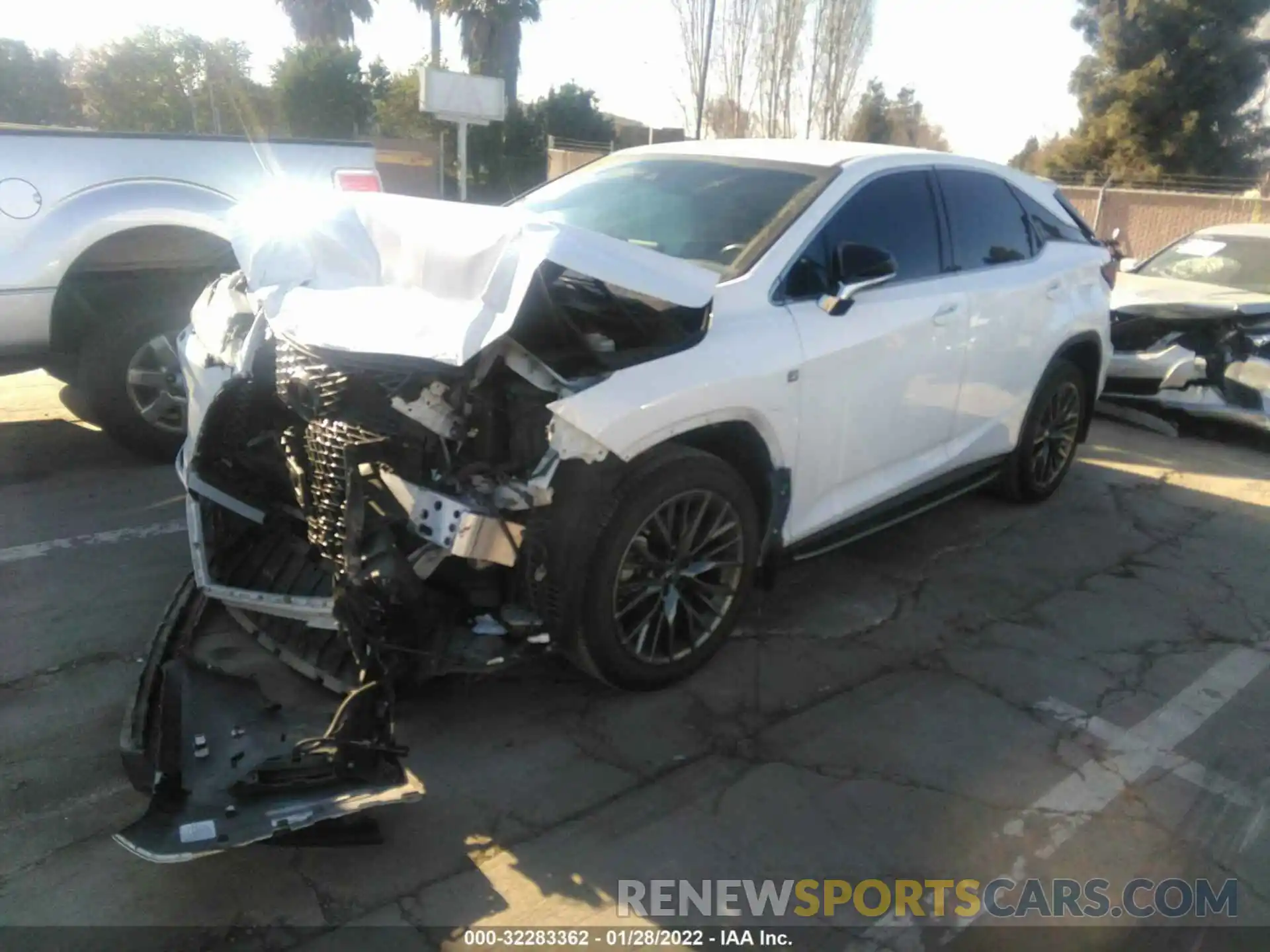 2 Photograph of a damaged car 2T2SZMDA1LC221475 LEXUS RX 2020