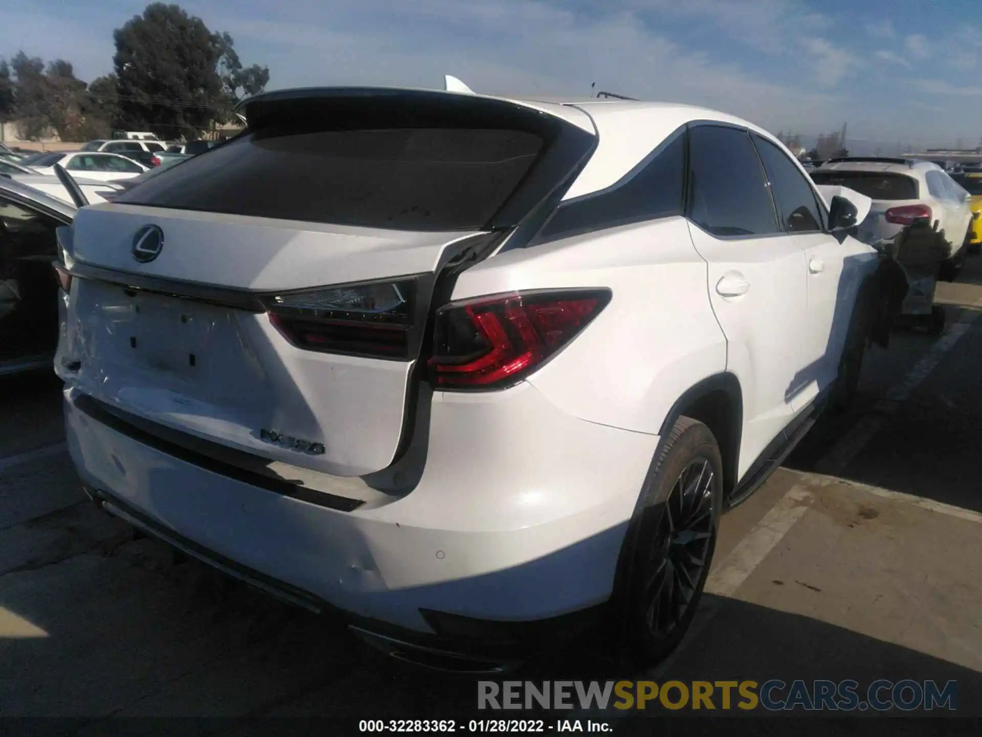 4 Photograph of a damaged car 2T2SZMDA1LC221475 LEXUS RX 2020