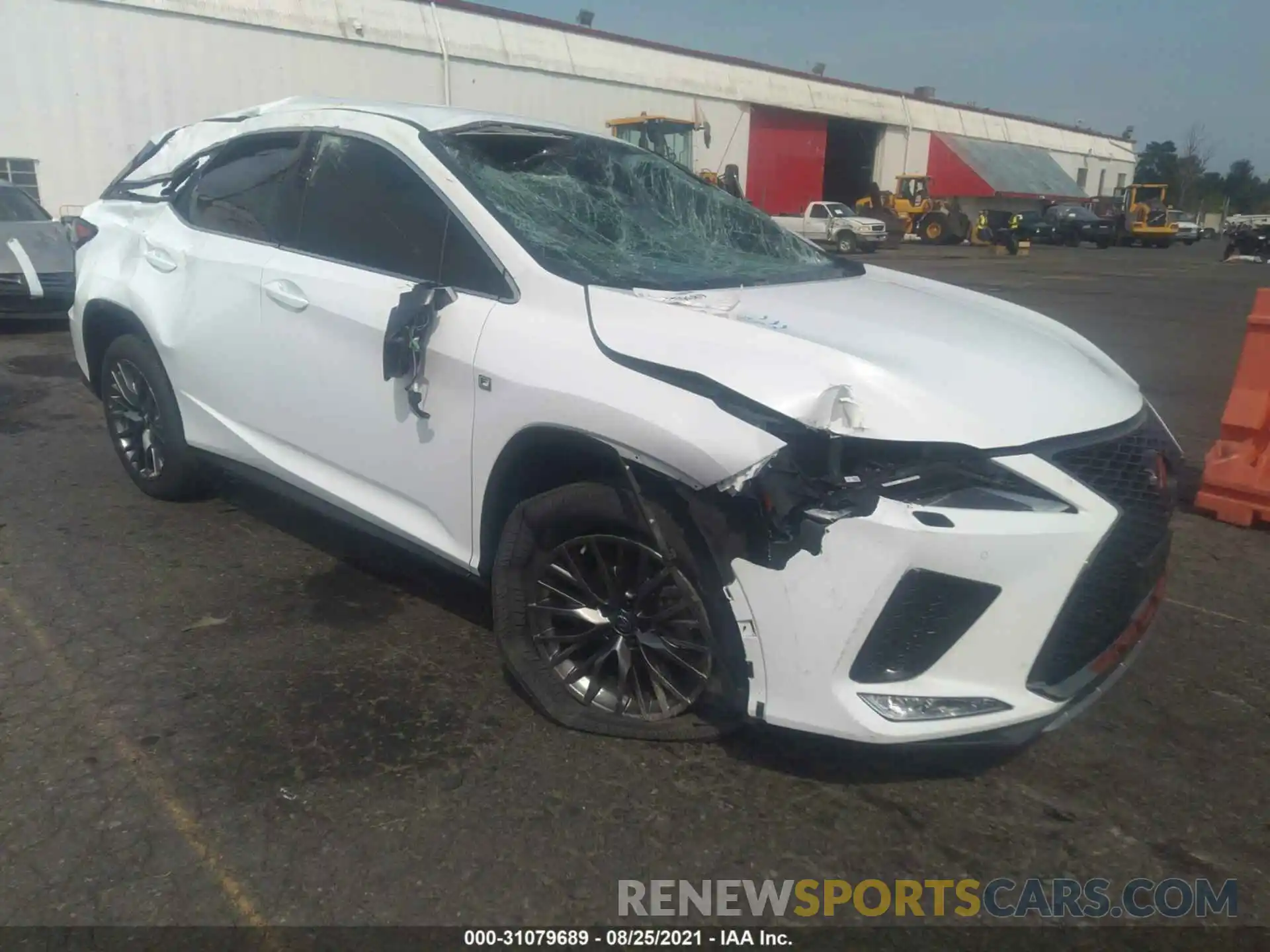 1 Photograph of a damaged car 2T2SZMDA1LC223999 LEXUS RX 2020