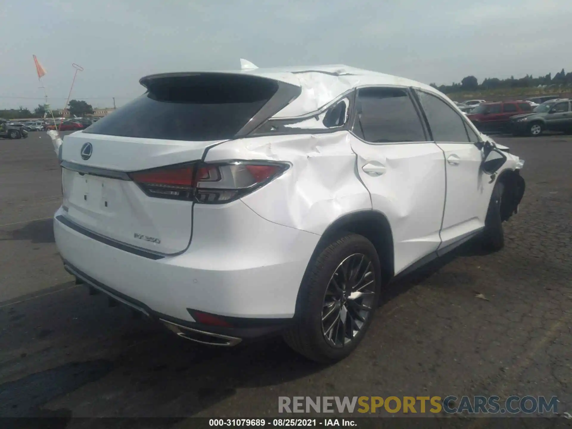 4 Фотография поврежденного автомобиля 2T2SZMDA1LC223999 LEXUS RX 2020