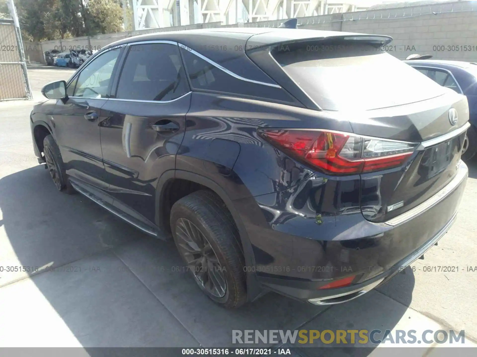 3 Photograph of a damaged car 2T2SZMDA2LC219234 LEXUS RX 2020