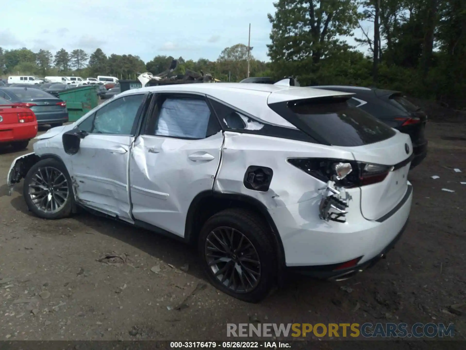 3 Photograph of a damaged car 2T2SZMDA5LC226128 LEXUS RX 2020