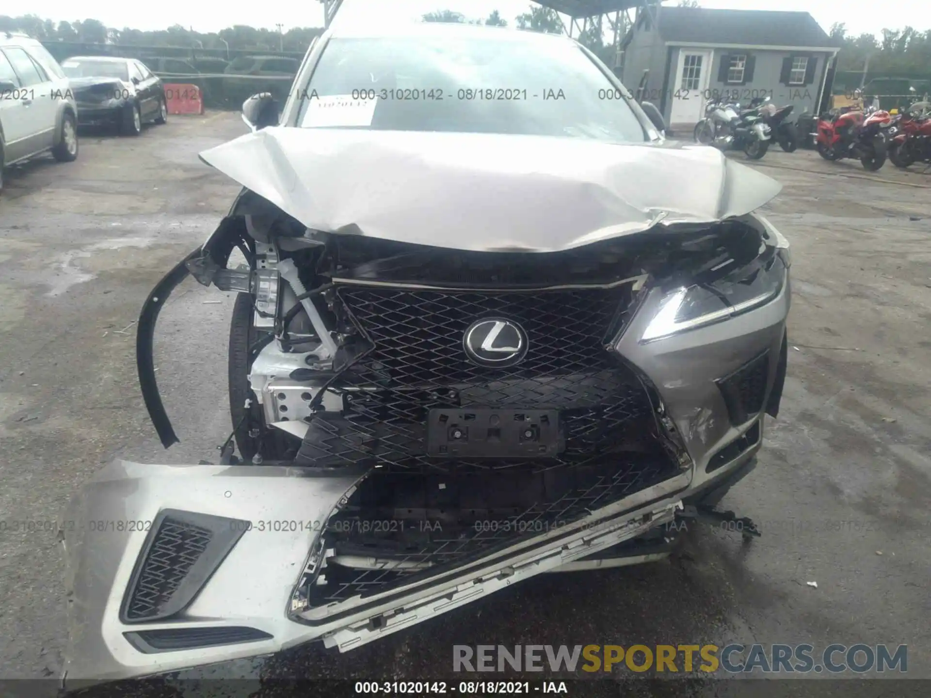 6 Photograph of a damaged car 2T2SZMDA8LC213325 LEXUS RX 2020