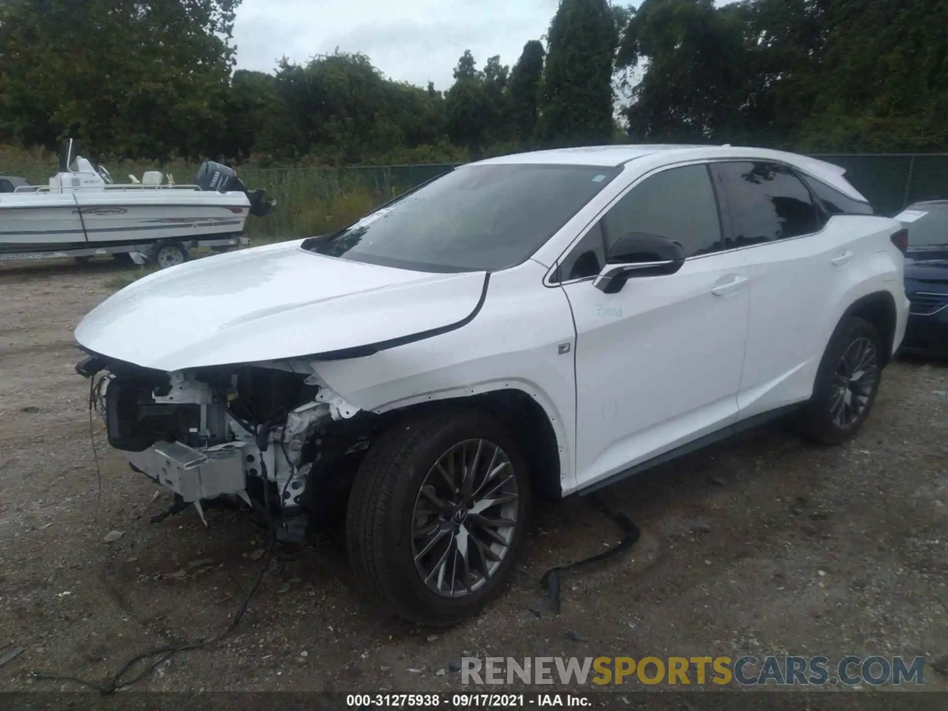 2 Photograph of a damaged car 2T2SZMDA8LC227757 LEXUS RX 2020