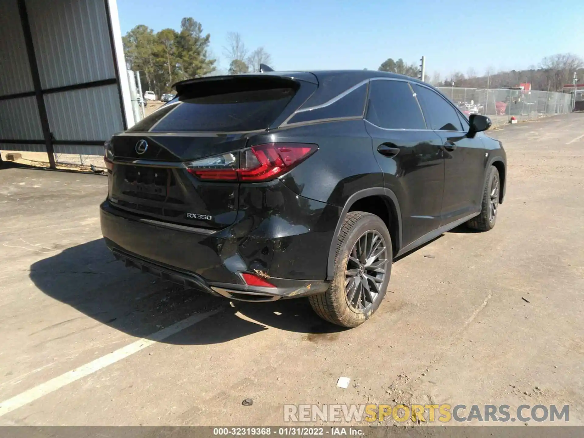 4 Photograph of a damaged car 2T2SZMDAXLC243135 LEXUS RX 2020