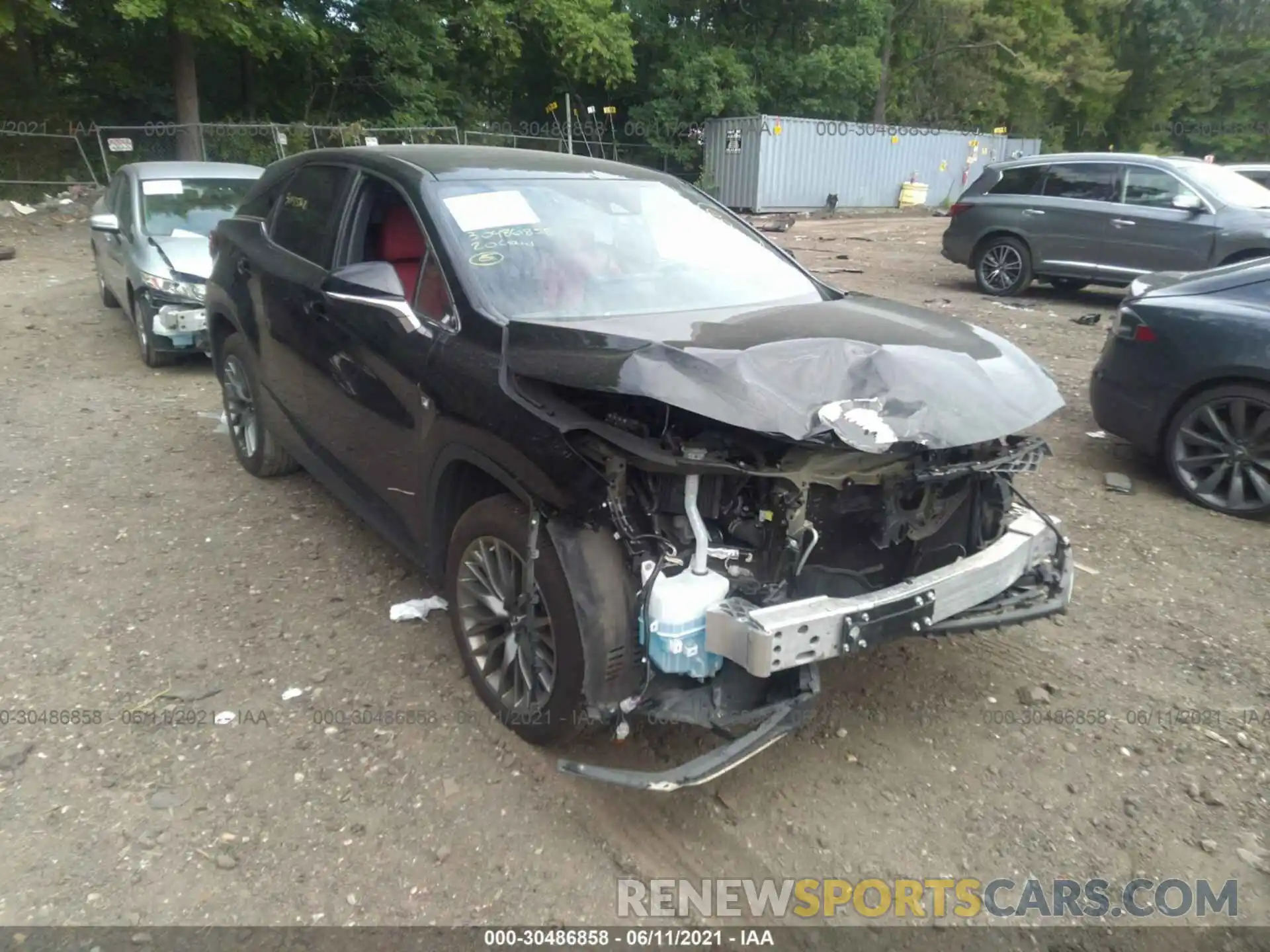 1 Photograph of a damaged car 2T2SZMDAXLC250330 LEXUS RX 2020