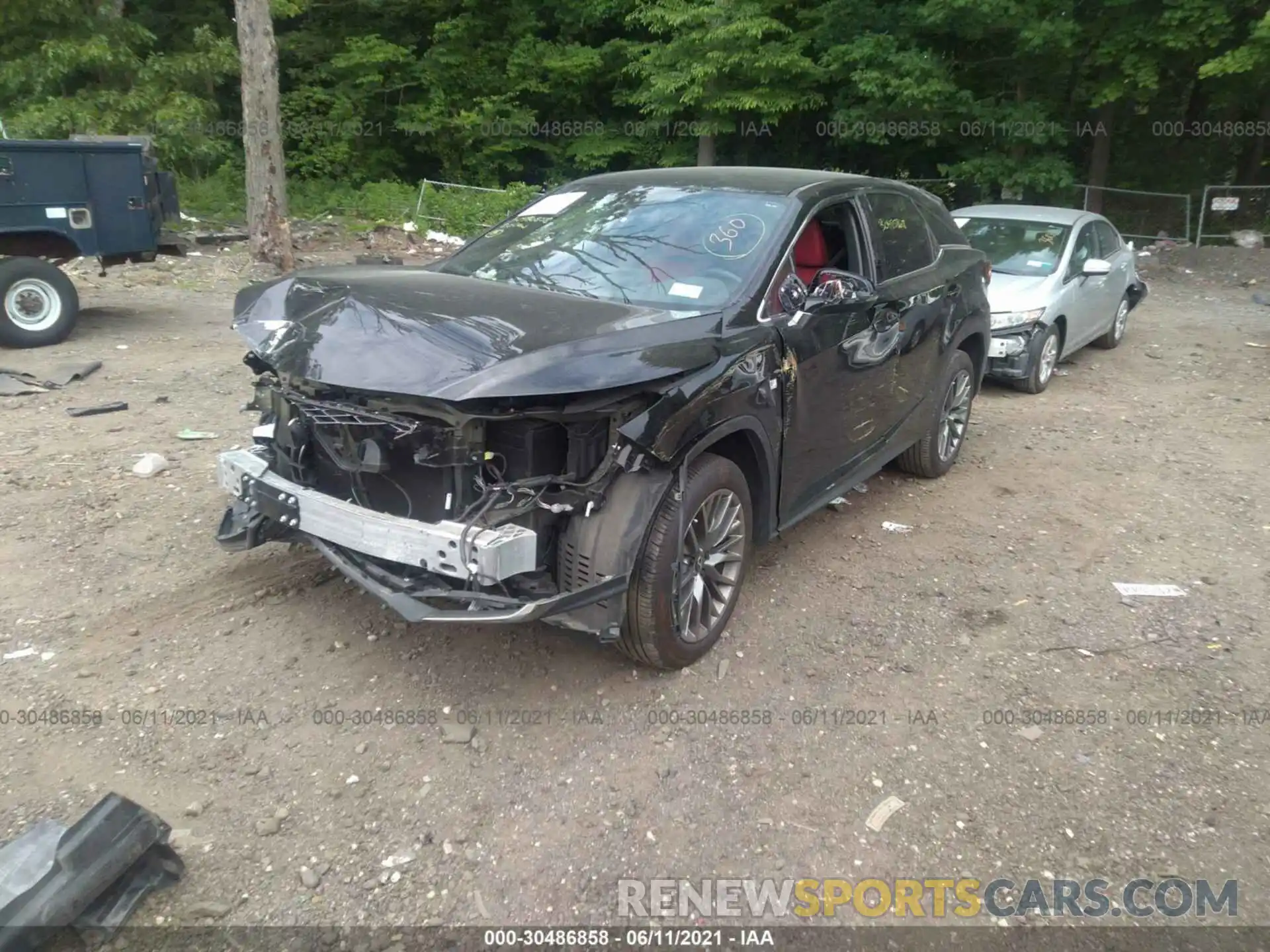 2 Photograph of a damaged car 2T2SZMDAXLC250330 LEXUS RX 2020