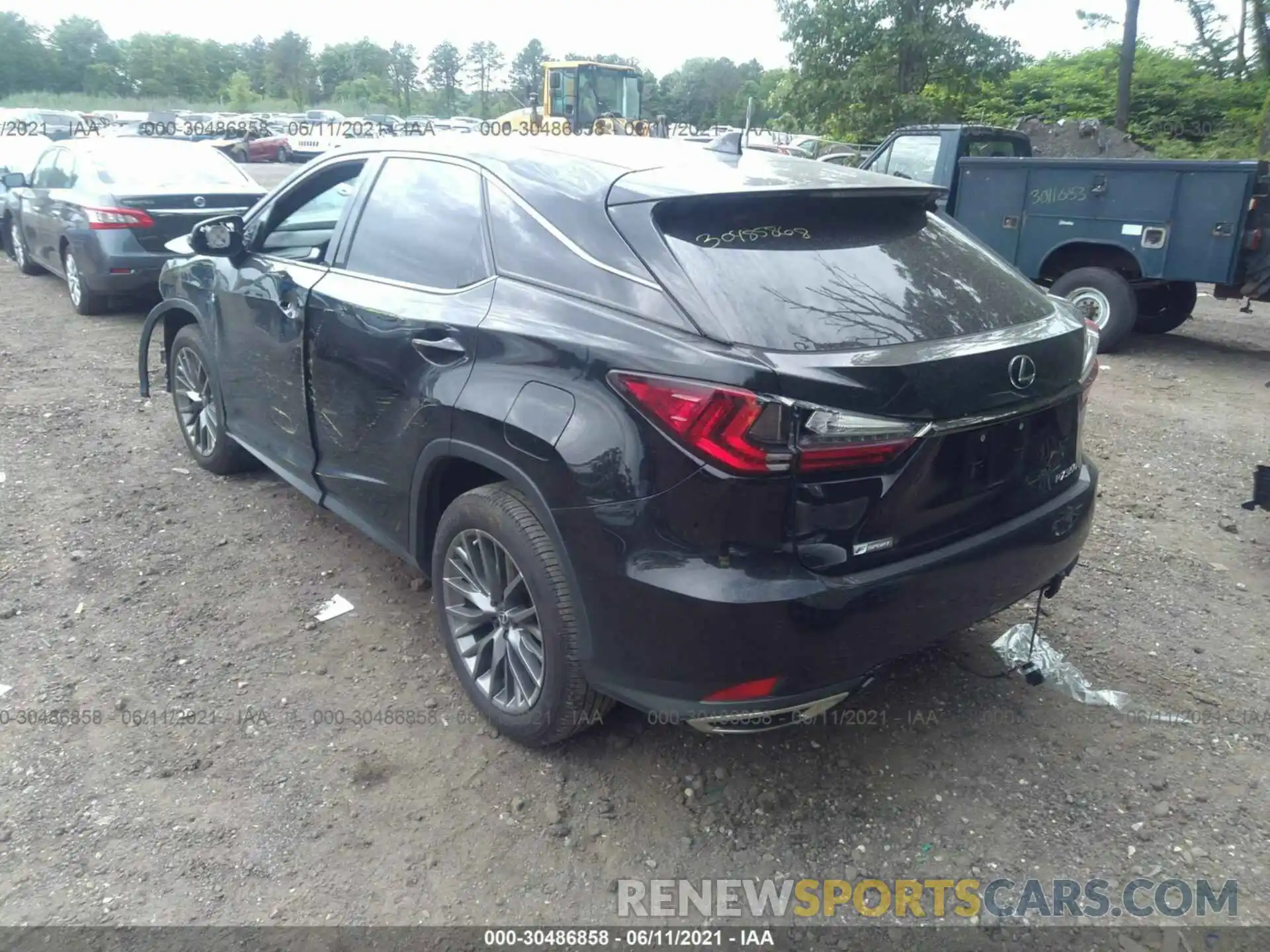 3 Photograph of a damaged car 2T2SZMDAXLC250330 LEXUS RX 2020